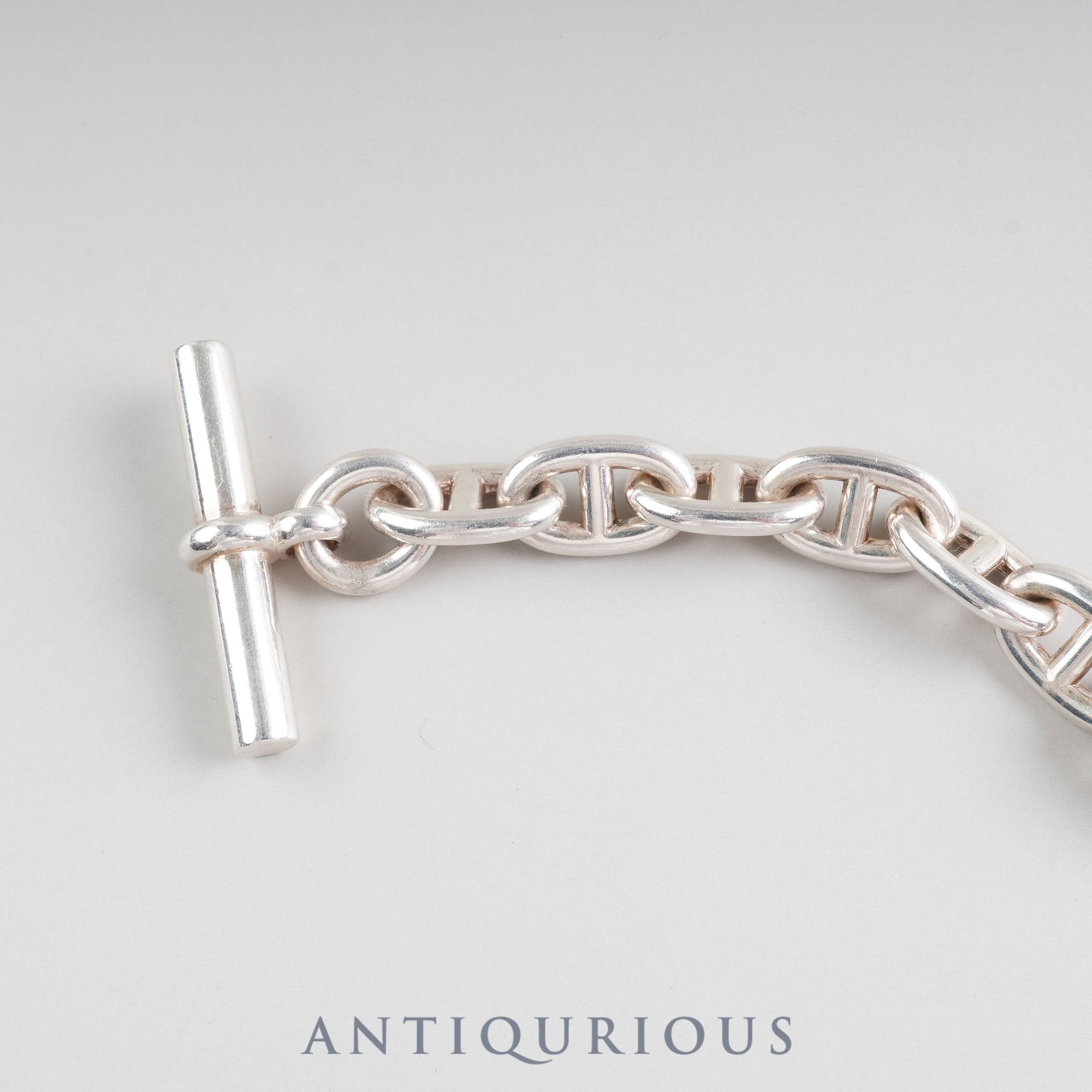 Hermes Bracelet Chaine d'Ancre MM 17 links SV925 Box