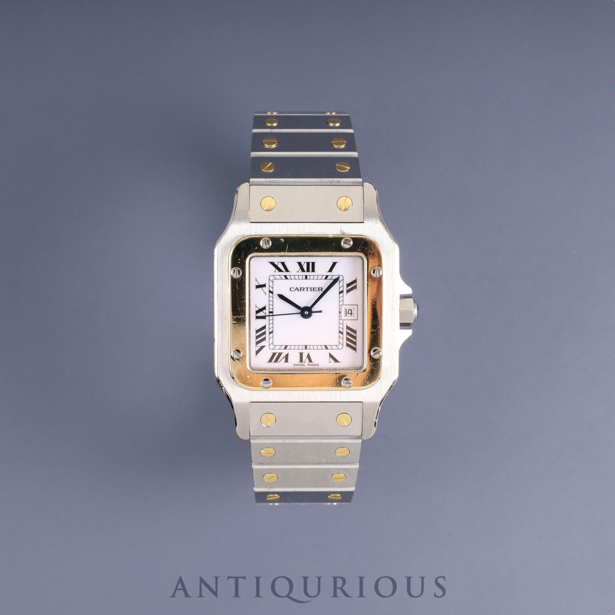 Cartier Santos Galbee LM 2961 Automatic SS/YG SS/YG White Roman dial Complete service (full maintenance) completed at Cartier boutique