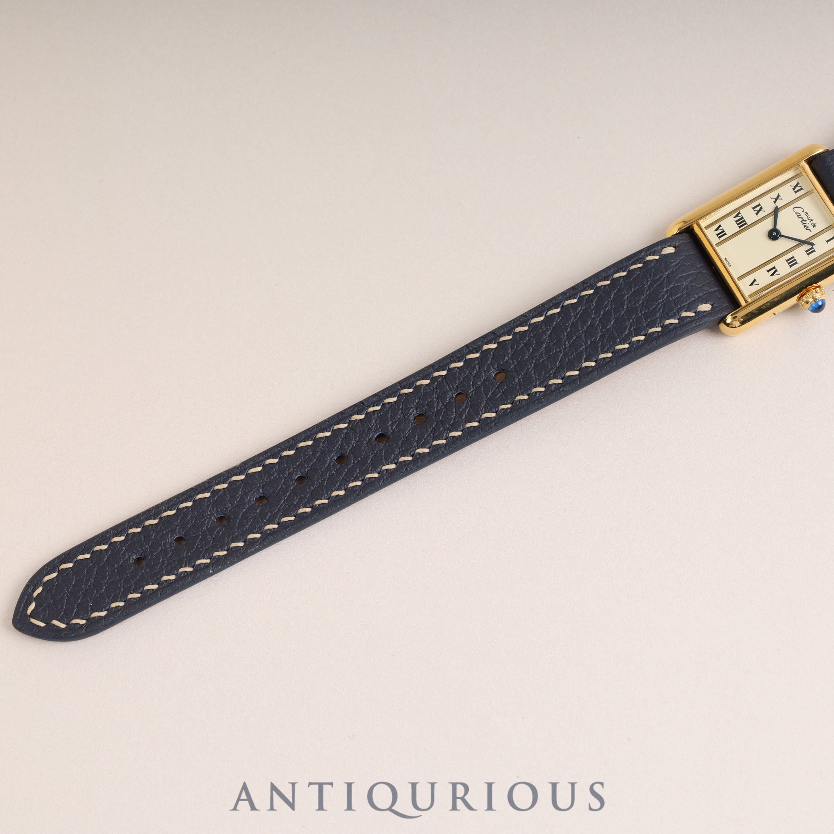 カルティエ マストタンク SM QZ ストレートローマン文字盤