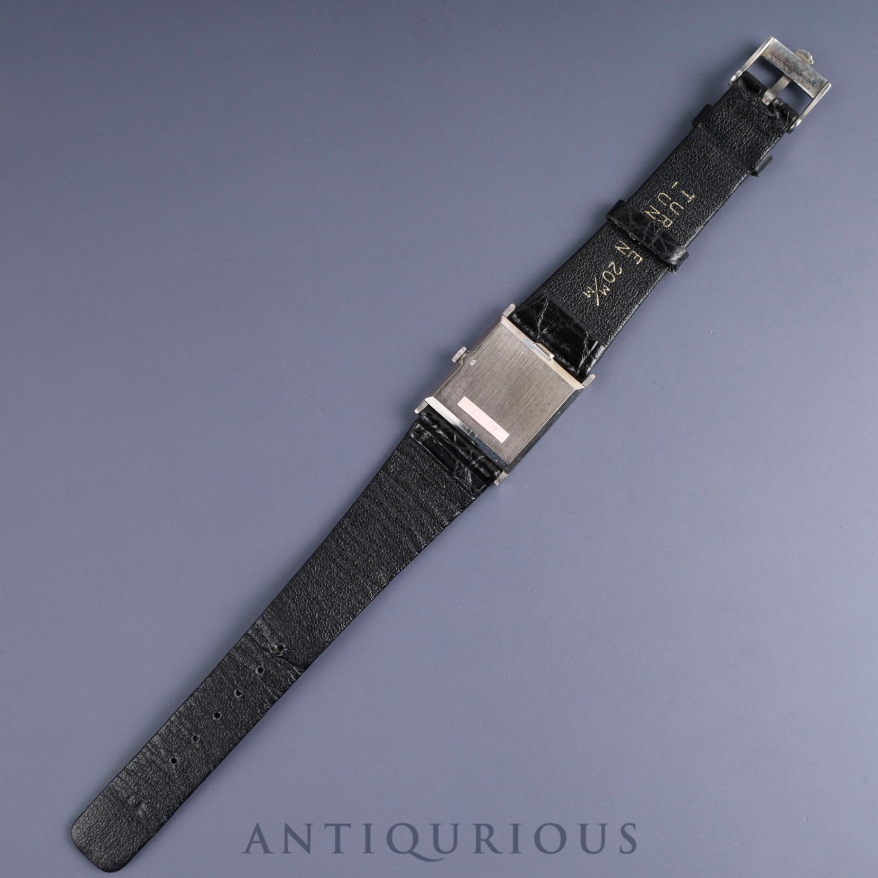 Rolex Cellini 4014 Manual winding Cal.1600 750 Leather Genuine buckle (GP) Silver dial No. 39 (1973) Overhauled