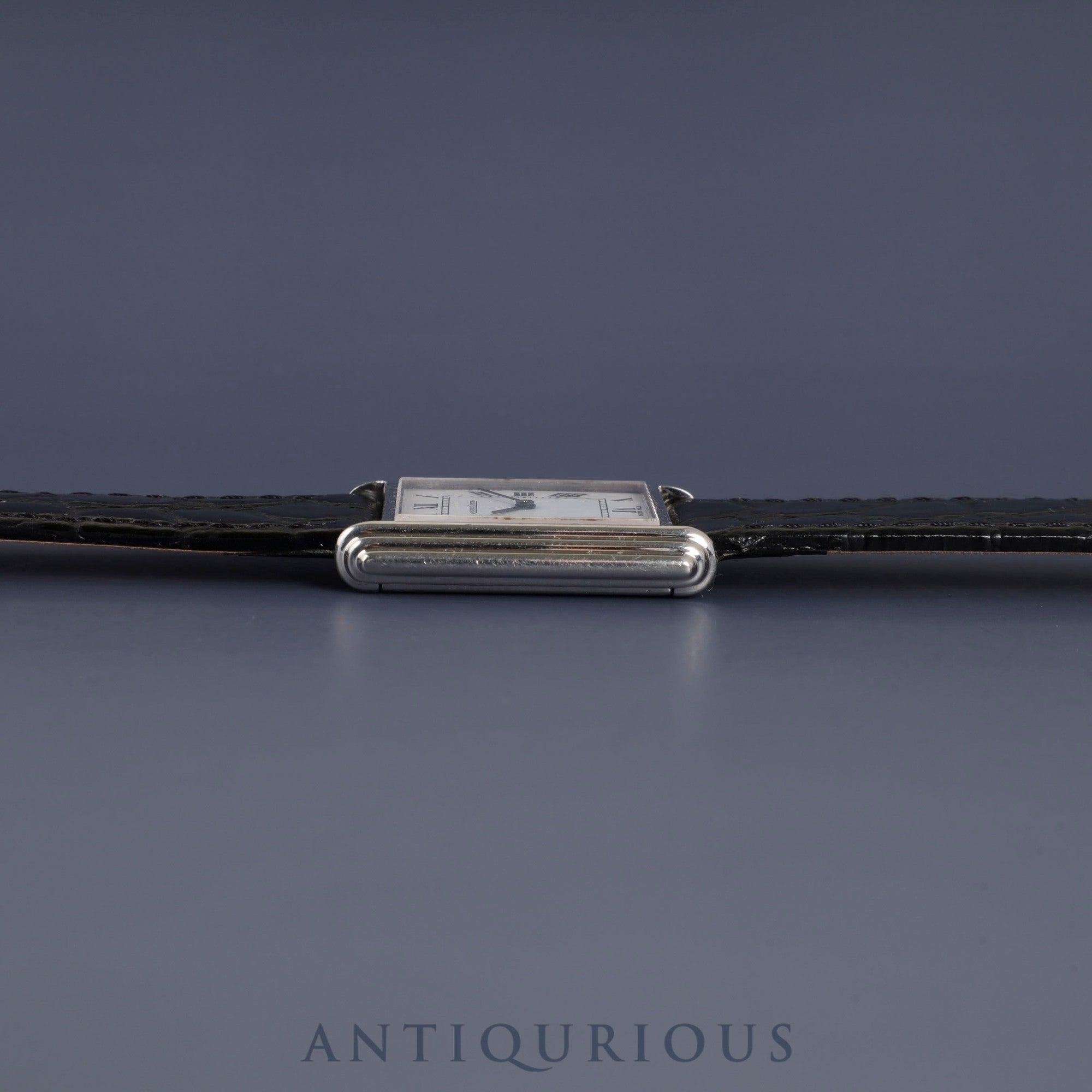 Jaeger-LeCoultre Rectangular 6149 42 Manual Winding Caliber 846 Leather Genuine Buckle (SS) White Roman Dial Booklet Case Warranty (1977) Overhauled