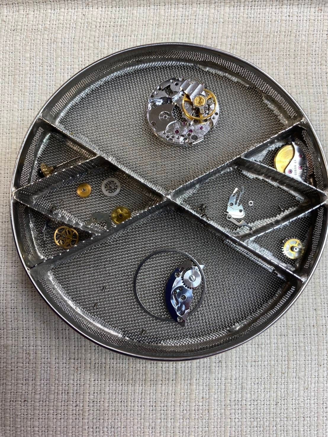 Cartier Must Tank LM Manual winding Cal.78-1 925 Leather Genuine buckle (GP) Black Roman dial Overhauled