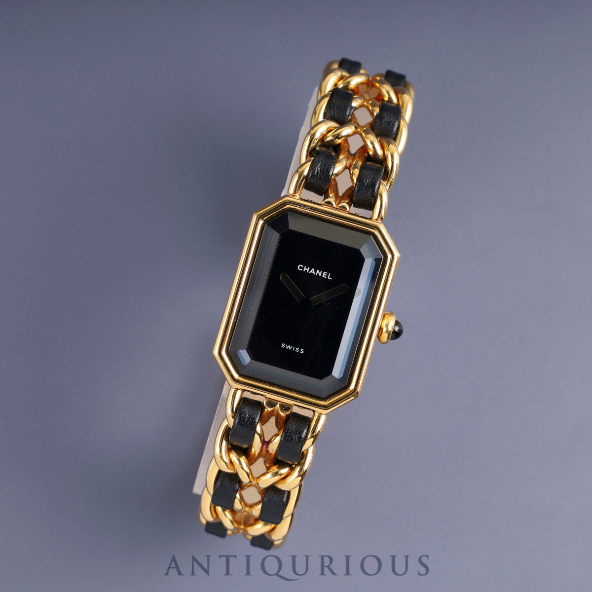 Chanel Premiere L H0001 Quartz Cal.976.001 GP GP/Leather 