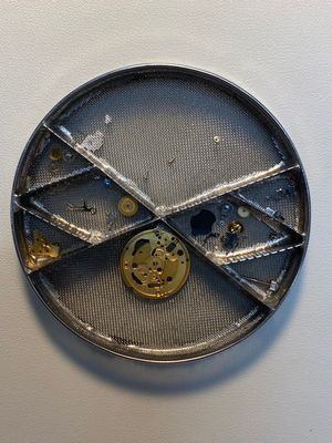 エルメス クリッパー CL4.220 クォーツ SS / YG シャンパンアラビア文字盤 箱 保証書(無記名)コマ2 オーバーホール済み