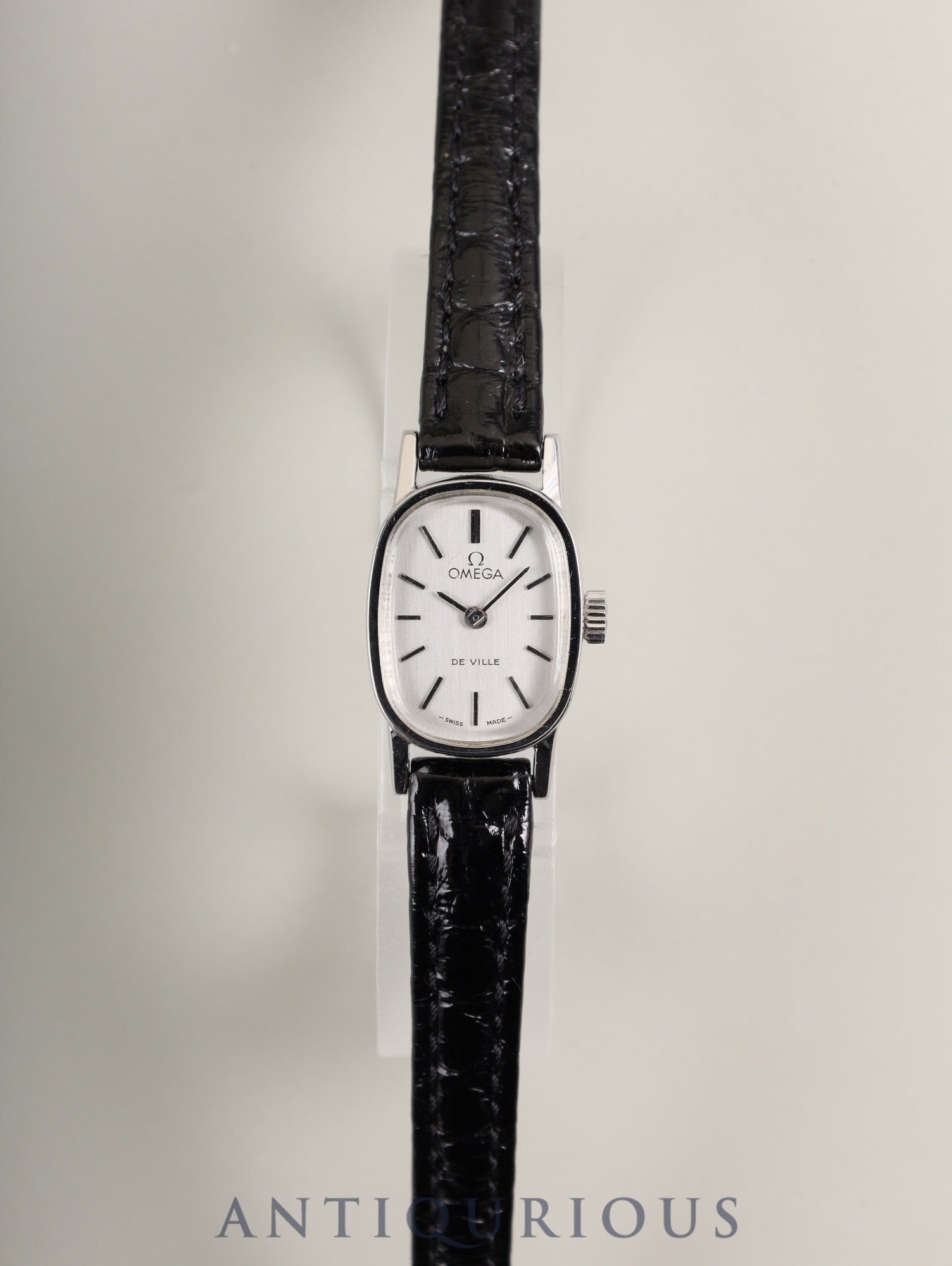 オメガ デ・ヴィル MF511.0454 手巻き Cal.1070 SS 革 純正尾錠(SS) シルバー文字盤 ケース オーバーホール済み