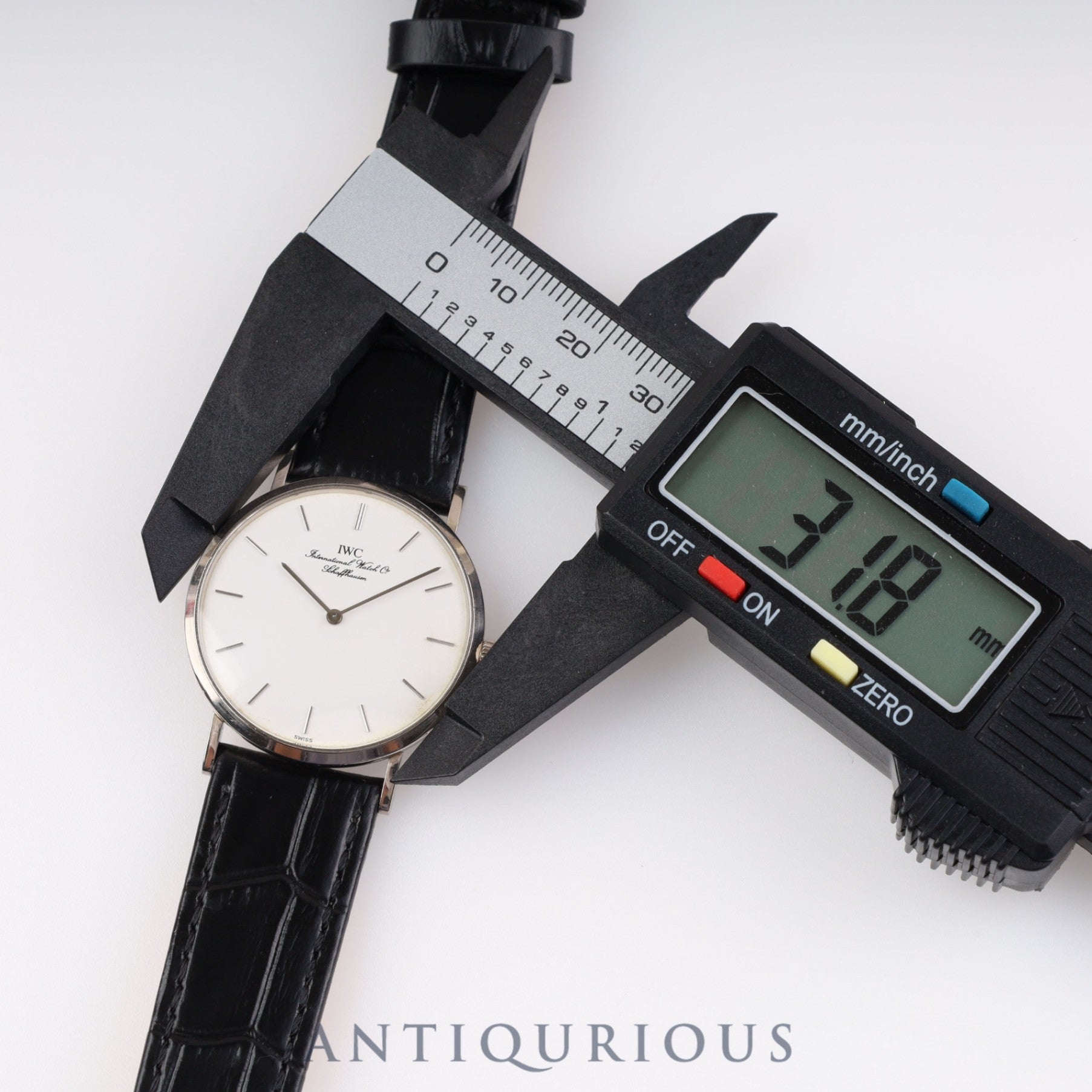 IWC Portofino IW201003 Manual winding Cal.1852 750 Leather Genuine buckle (SS) White dial Overhauled IWC