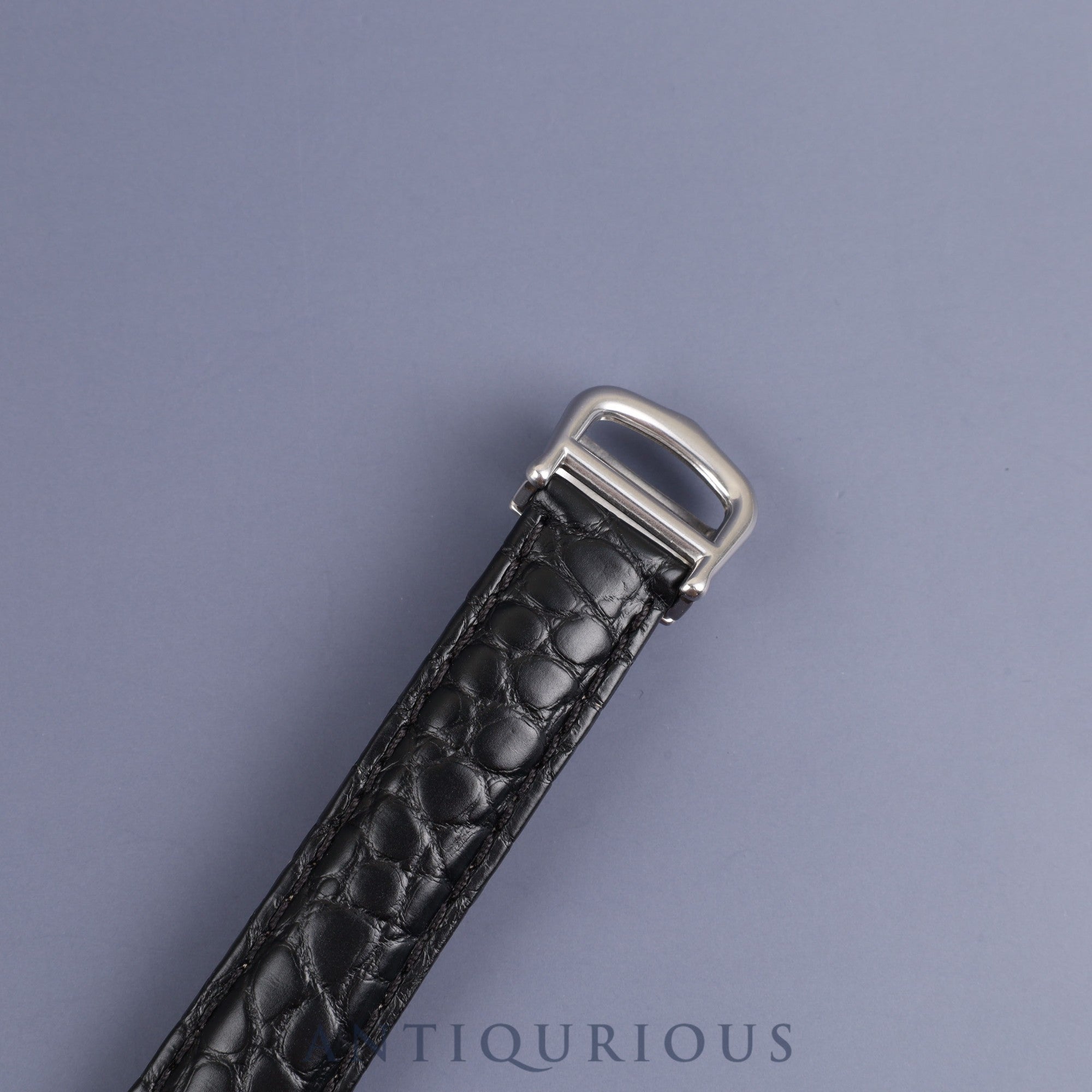 Cartier Must Tank MM W1014054 / 2416 Quartz Cal.057 SV925 Leather Genuine D-buckle Roman dial 1990-2004 Overhauled