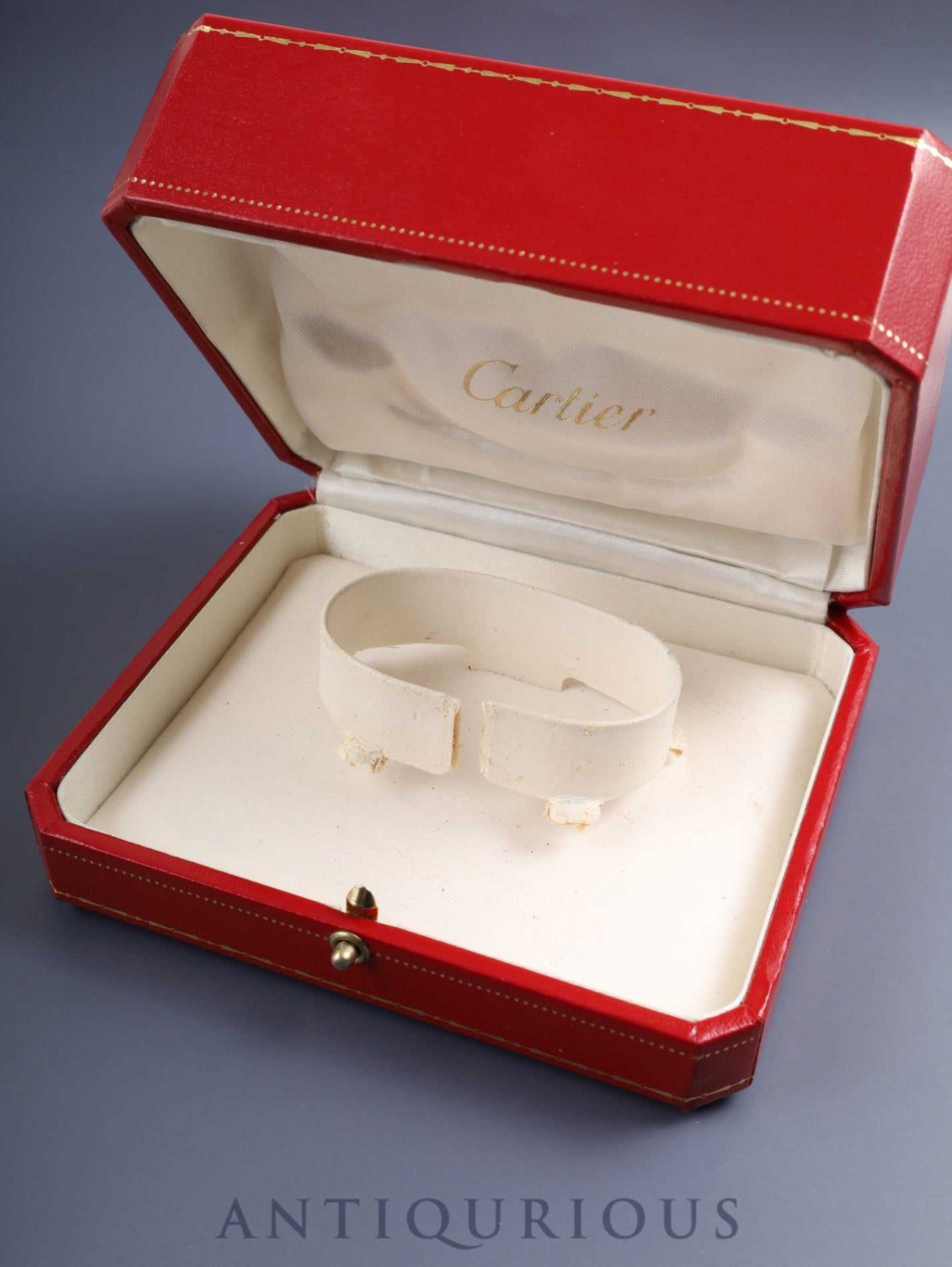 カルティエ マストタンク GM(XL) 2413 クォーツ Cal.87 SV925 革 純正ピンバックル(GP) テレフォンアラビア文字盤 (SWISS MADE表記) 箱 オーバーホール済み