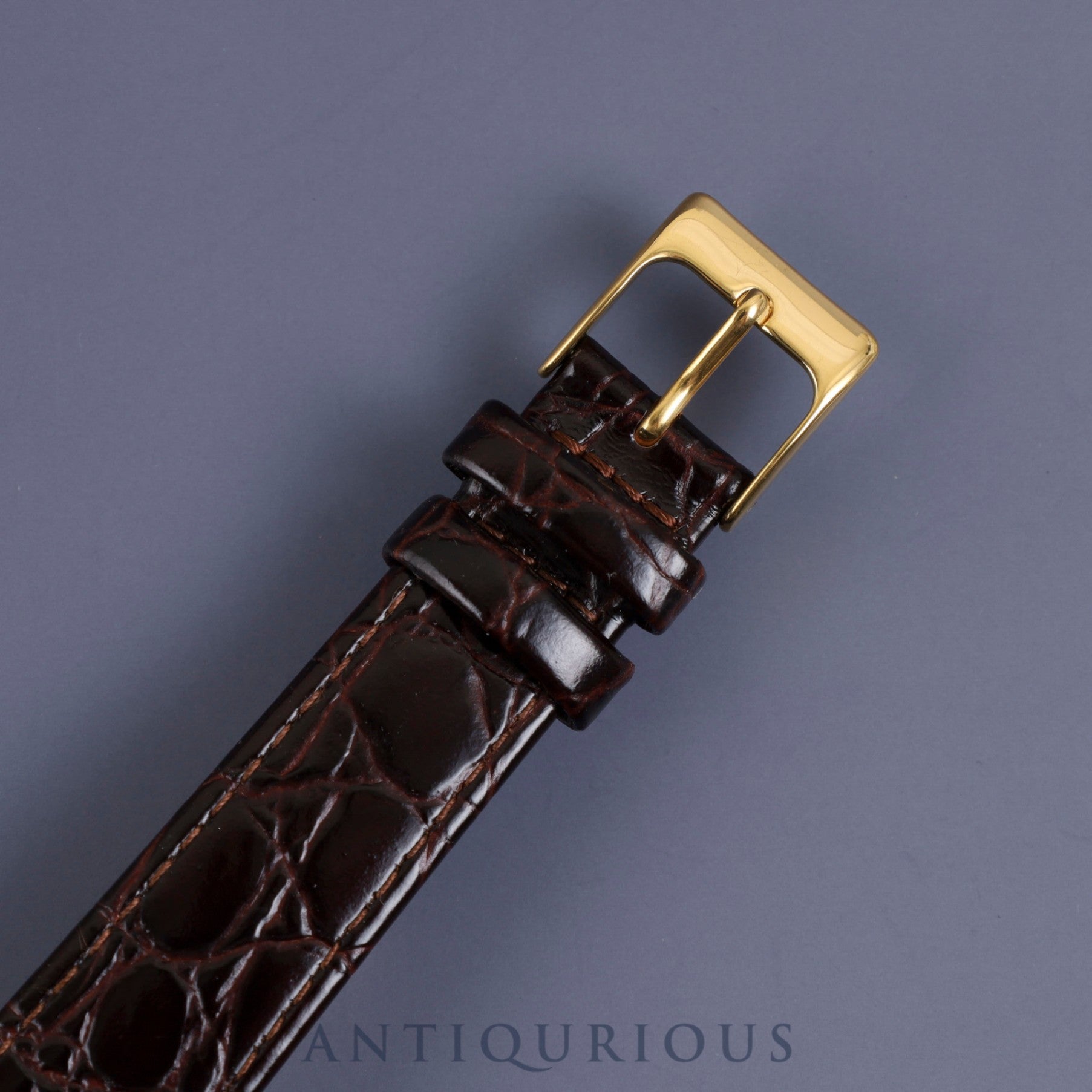 Jaeger-LeCoultre Rectangular 6149.21 Manual winding 750YG Leather Aftermarket buckle (GP) Gold dial Overhauled