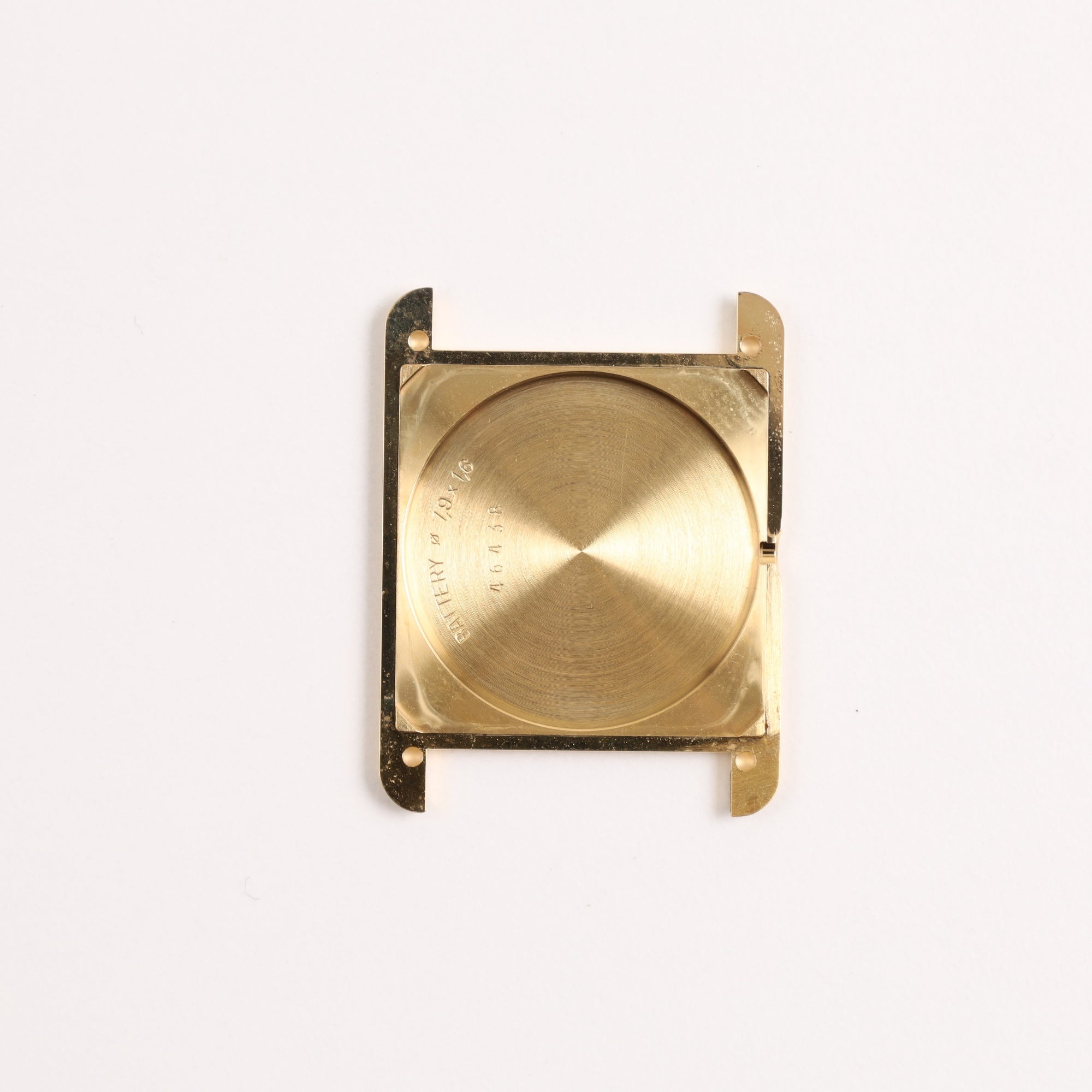 Cartier Must Tank LM QZ 590005 Cal.90 SV925 Leather Genuine Buckle (GP) Ivory Dial Box Warranty (1990) Overhauled