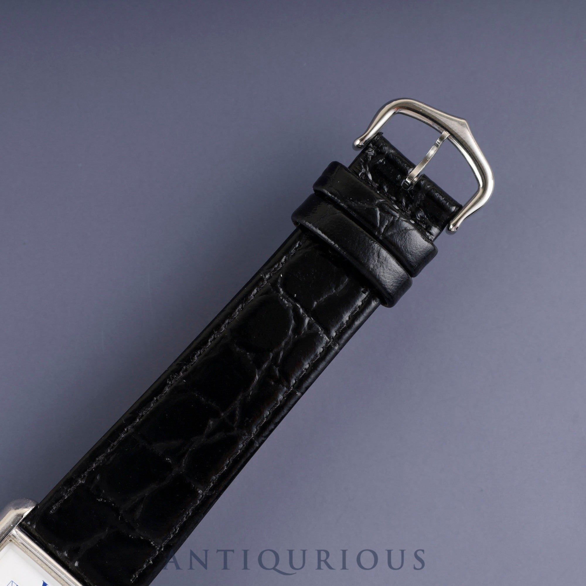 カルティエ マストタンク GM(XL) W1014154 / 2414 クォーツ Cal.87 SV925 革 純正尾錠(SS)ホワイト飛びローマン文字盤 オーバーホール済み