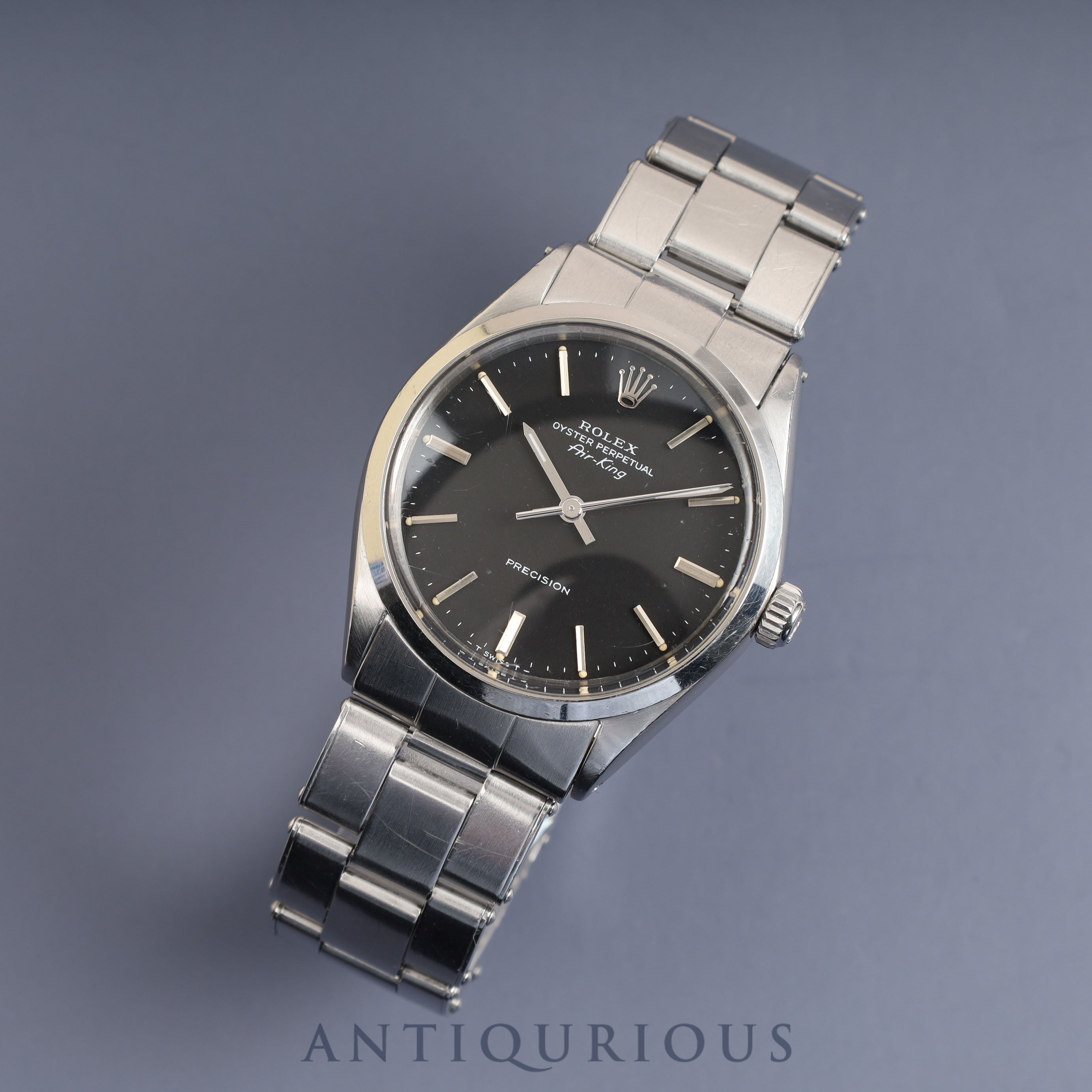 ロレックス エアキング 5500 黒文字盤 2番