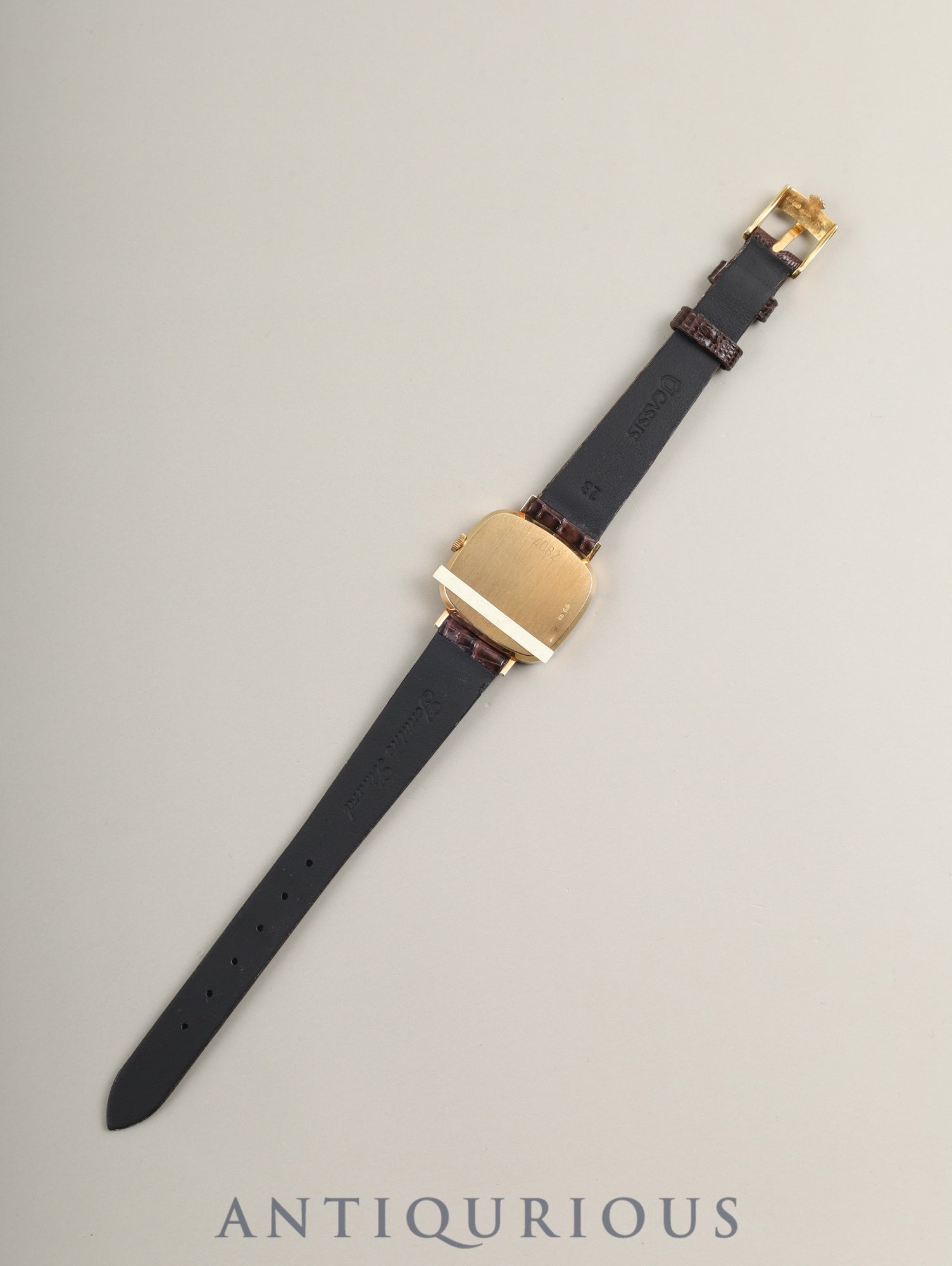 ロレックス チェリーニ 4082 手巻き Cal.1601 革 750YG 純正ピンバックル(GP)シャンパン文字盤 E番台(1990年~1991年)オーバーホール済み