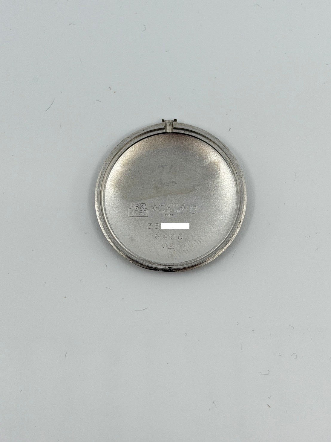 ヴァシュロン・コンスタンタン ラウンド センターセコンド 6406 自動巻き Cal.K1002 750WG 革 社外ピンバックル(SS)ホワイト文字盤 オーバーホール済み