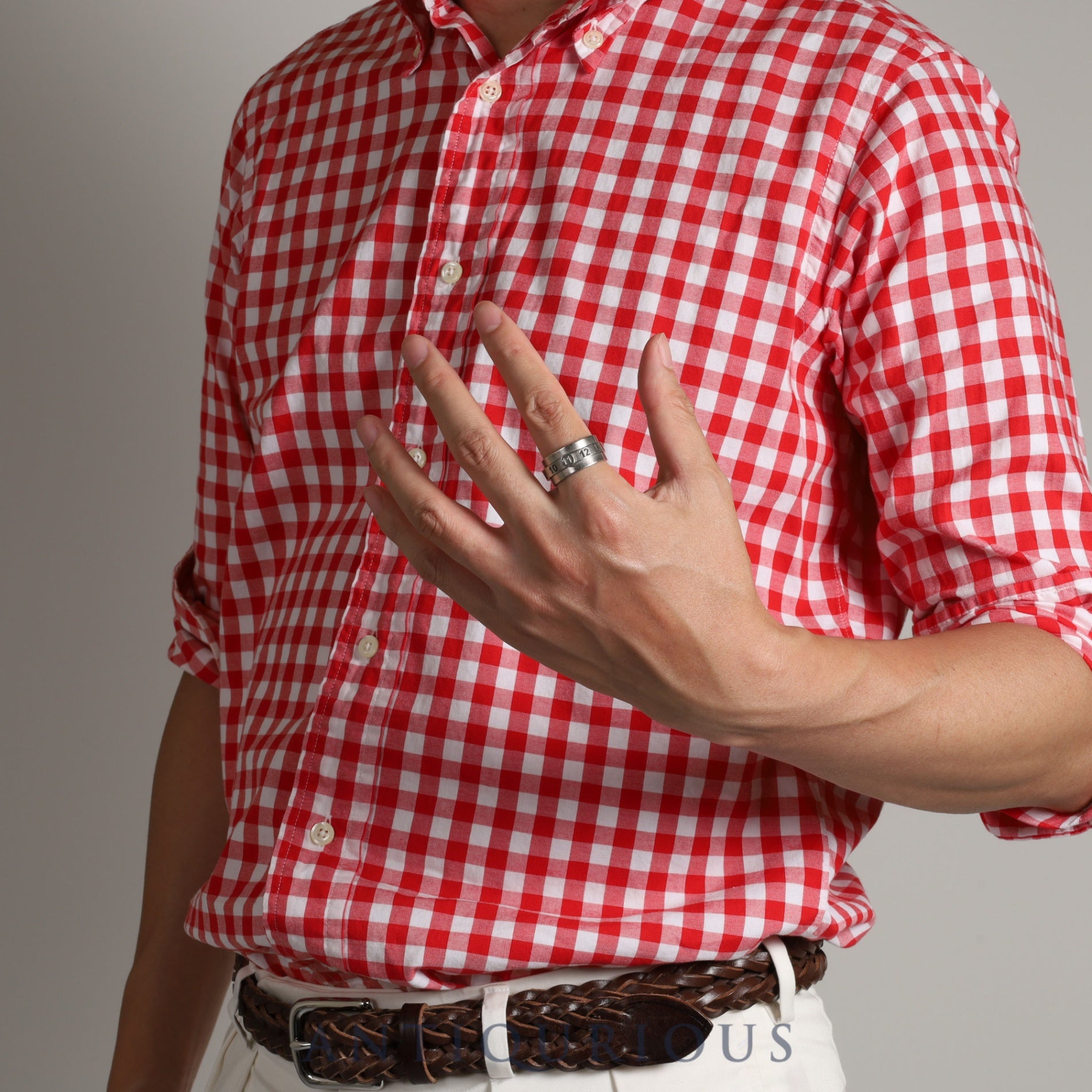 メゾンマルジェラ リング ロータリングナンバー 23.5号 スターリングシルバー