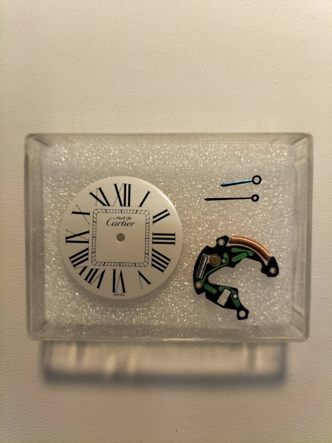 カルティエ マスト ヴァンドーム VLC LM W1007065/1860 クォーツ Cal.90.06 SV925 革 純正Dバックル (SS) オパラン文字盤 オーバーホール済み