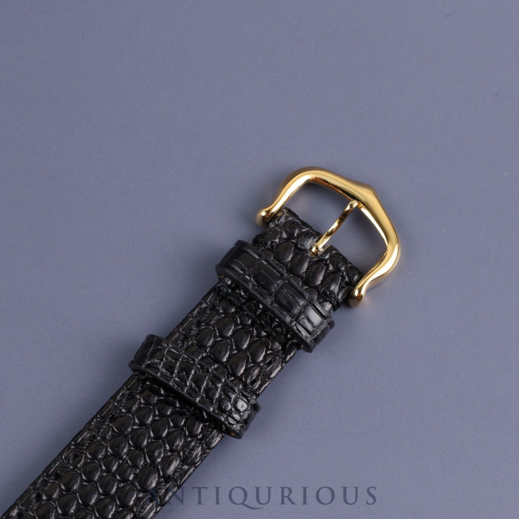 カルティエ マストタンク SM 手巻き Cal.78-1 SV925 革 純正尾錠 (GP) ブラックオニキス文字盤 1976年頃~1980年代初期頃 オーバーホール済み