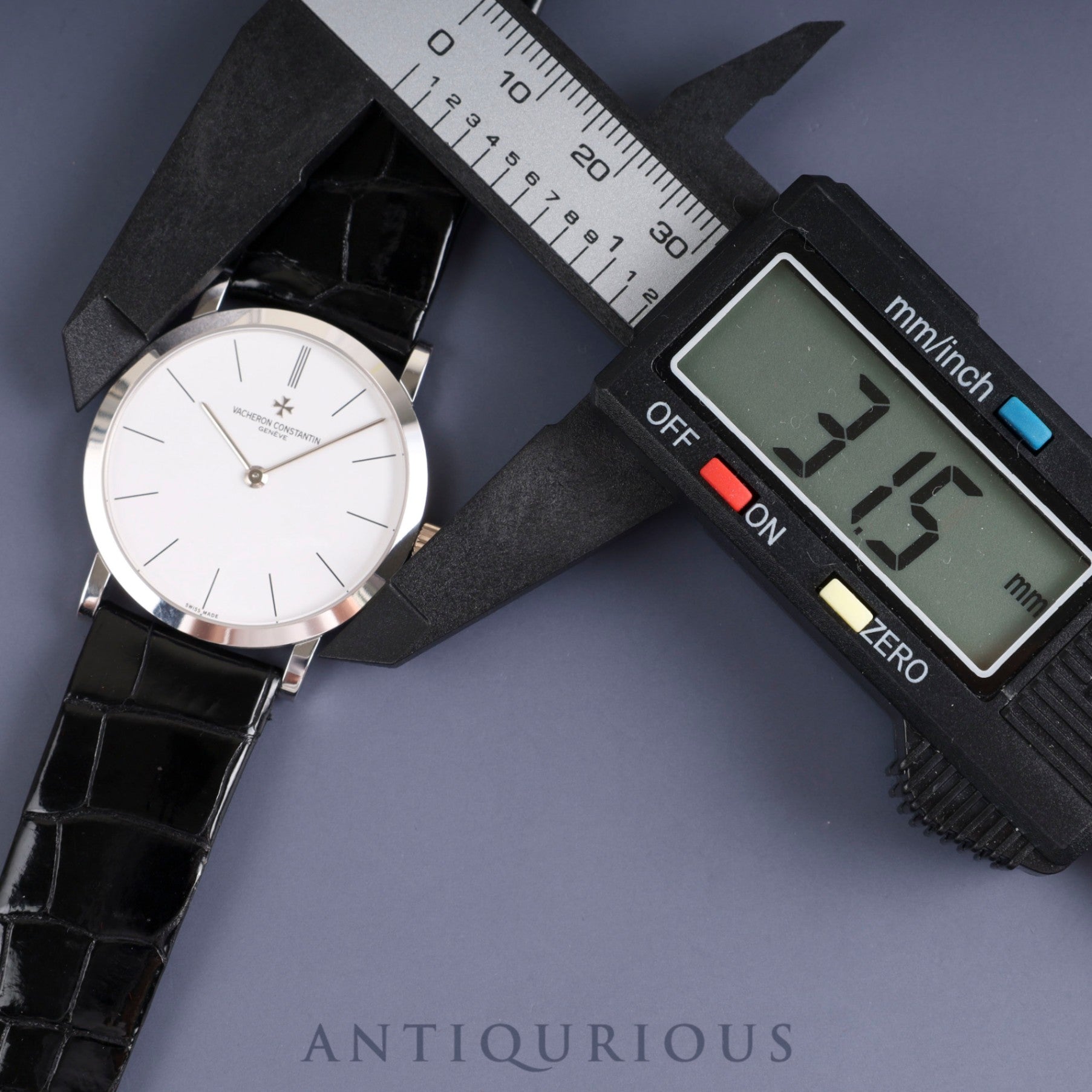 Vacheron Constantin Patrimony 33093/3 Manual winding Cal.1003/2 750 Genuine leather strap Genuine buckle (750) White dial Box Case Overhauled