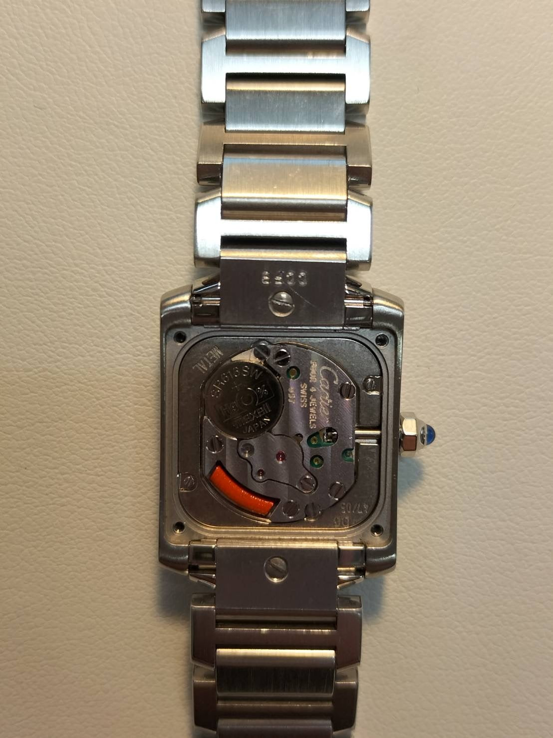 Cartier Tank Francaise SM W51008Q3 Quartz Cal.057 SS SS White Roman Dial Box Booklet Warranty (2006) Overhauled