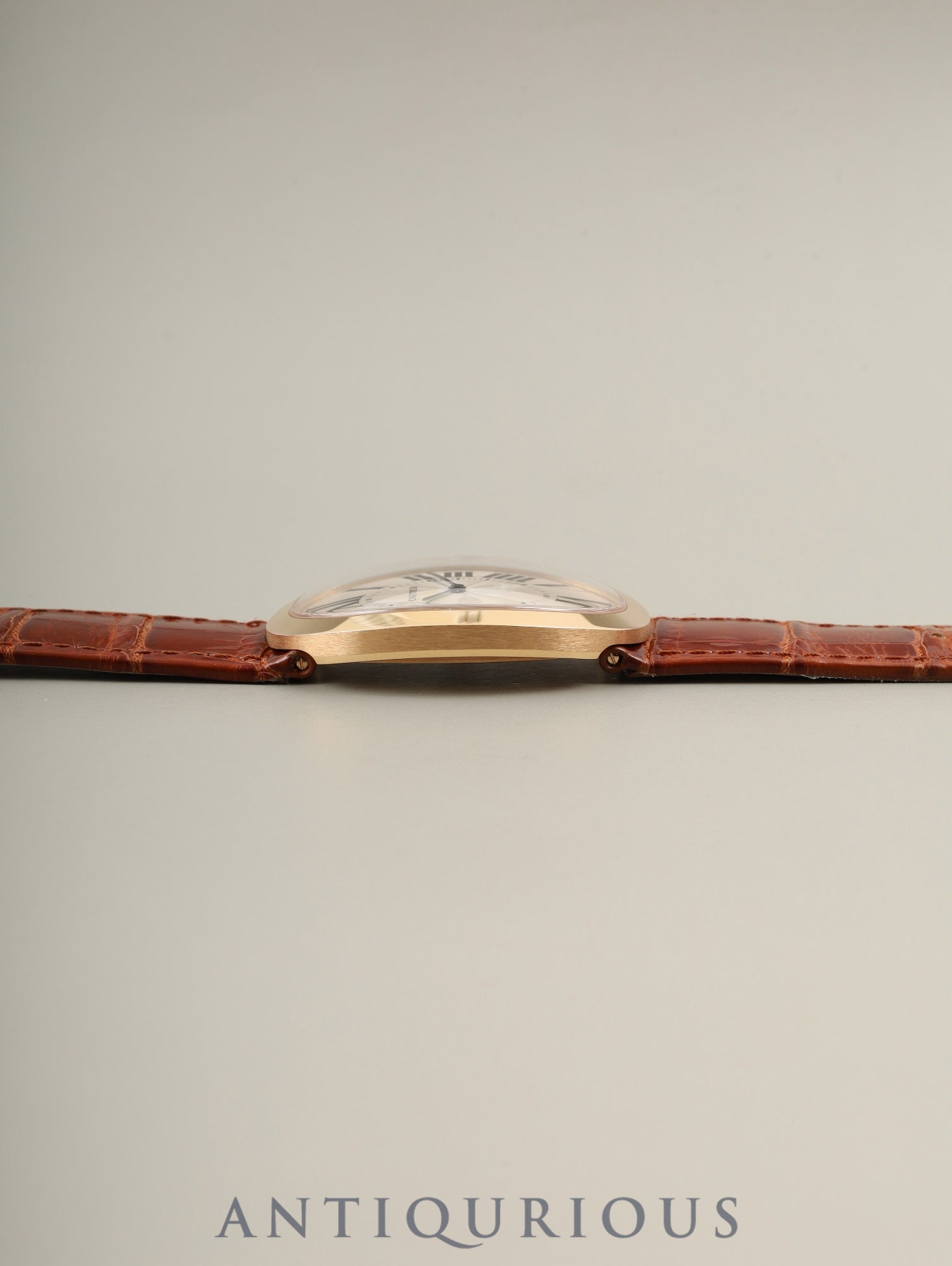 カルティエ ベニュワール LM W8000002 / 3033 手巻き Cal.430MC AU750 純正革ベルト 純正ピンバックル(AU750) ホワイトローマン文字盤 保証書(2012年)冊子 オーバーホール済み