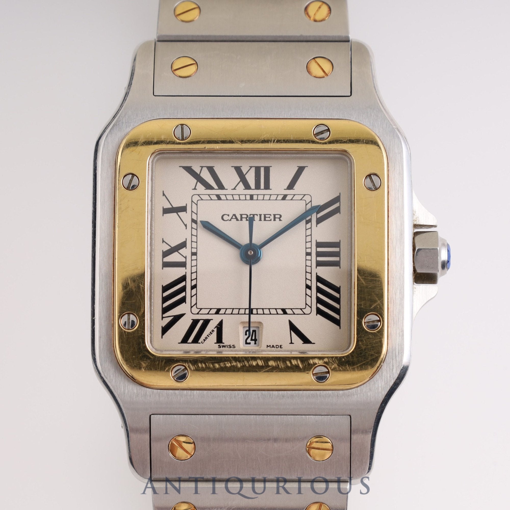 Cartier Santos Galbee LM W20011C4 Quartz SS/YG SS/YG White Dial Box