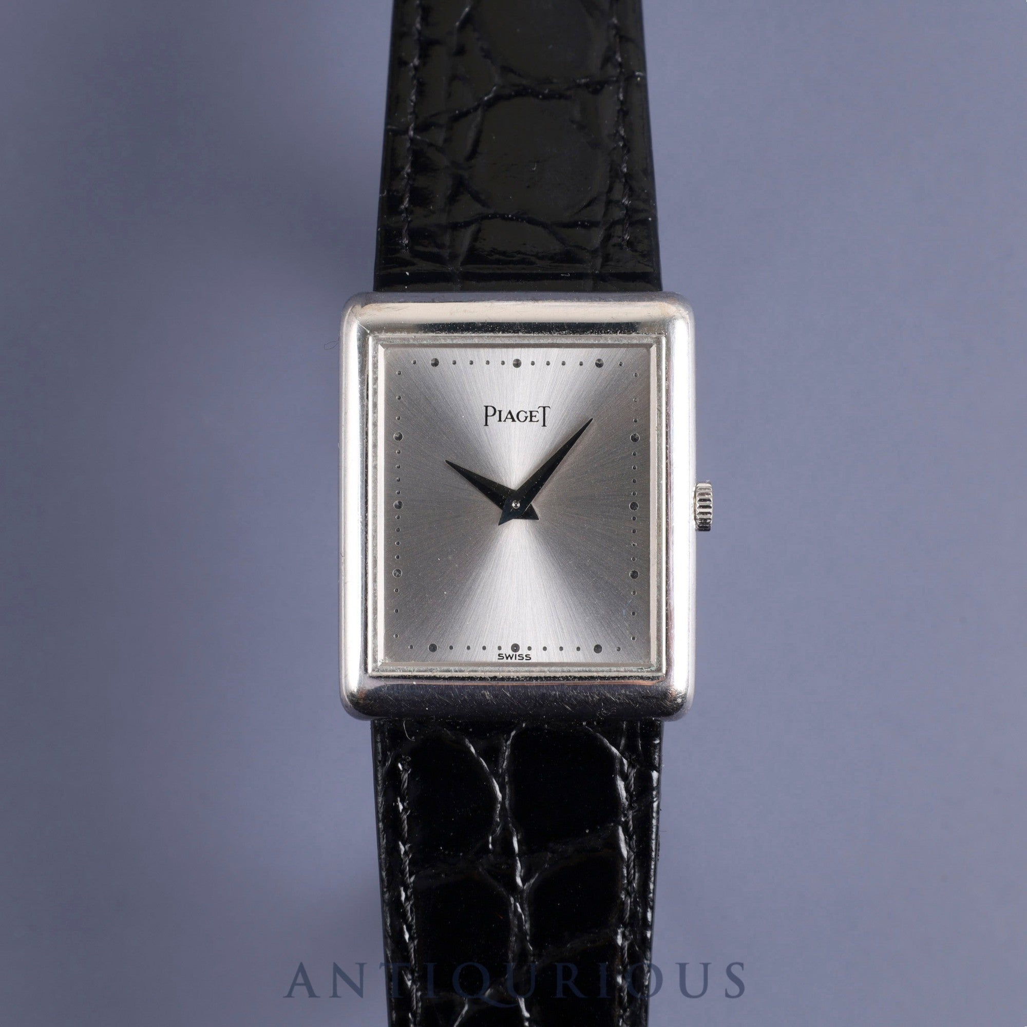 ピアジェ プロトコール 9150 手巻き Cal.9P2 750WG 革 純正尾錠(750WG) シルバー文字盤 純正替えベルト オーバーホール済み