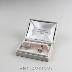 エルメス カフリンクス ロープモチーフ SV800 ホールマーク蟹 箱