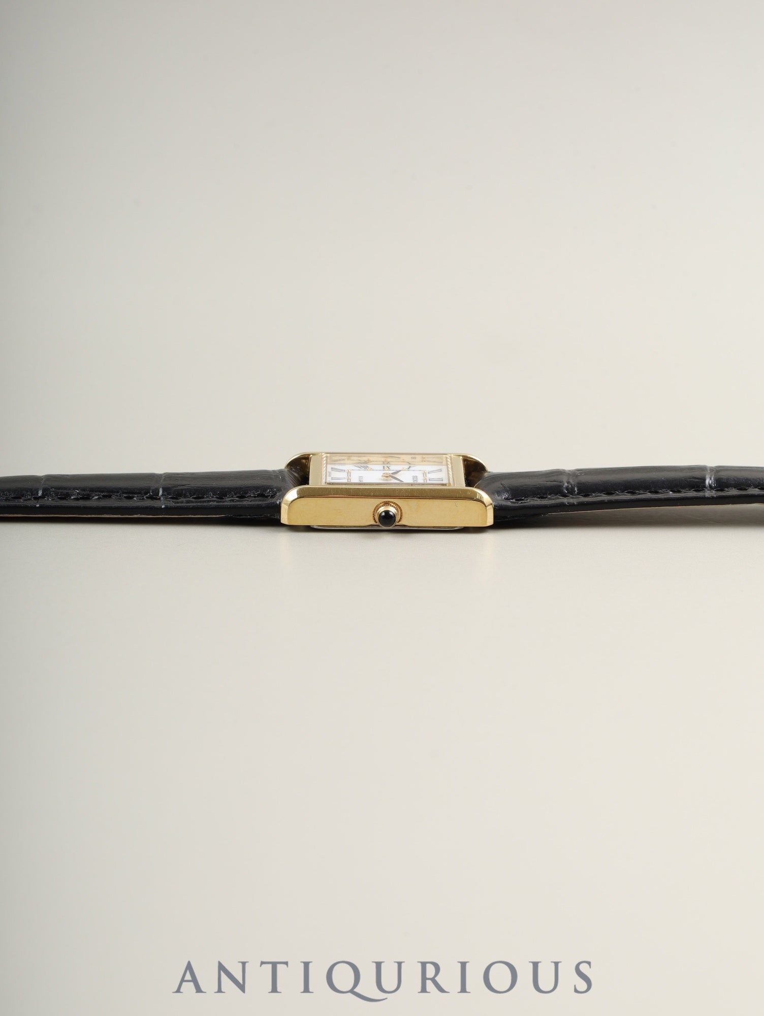 セイコー SUP250P/V115-0BD0 北米限定逆輸入モデル ソーラー GP/SS 革 純正尾錠(GP)ホワイトローマン文字盤 オーバーホール済み