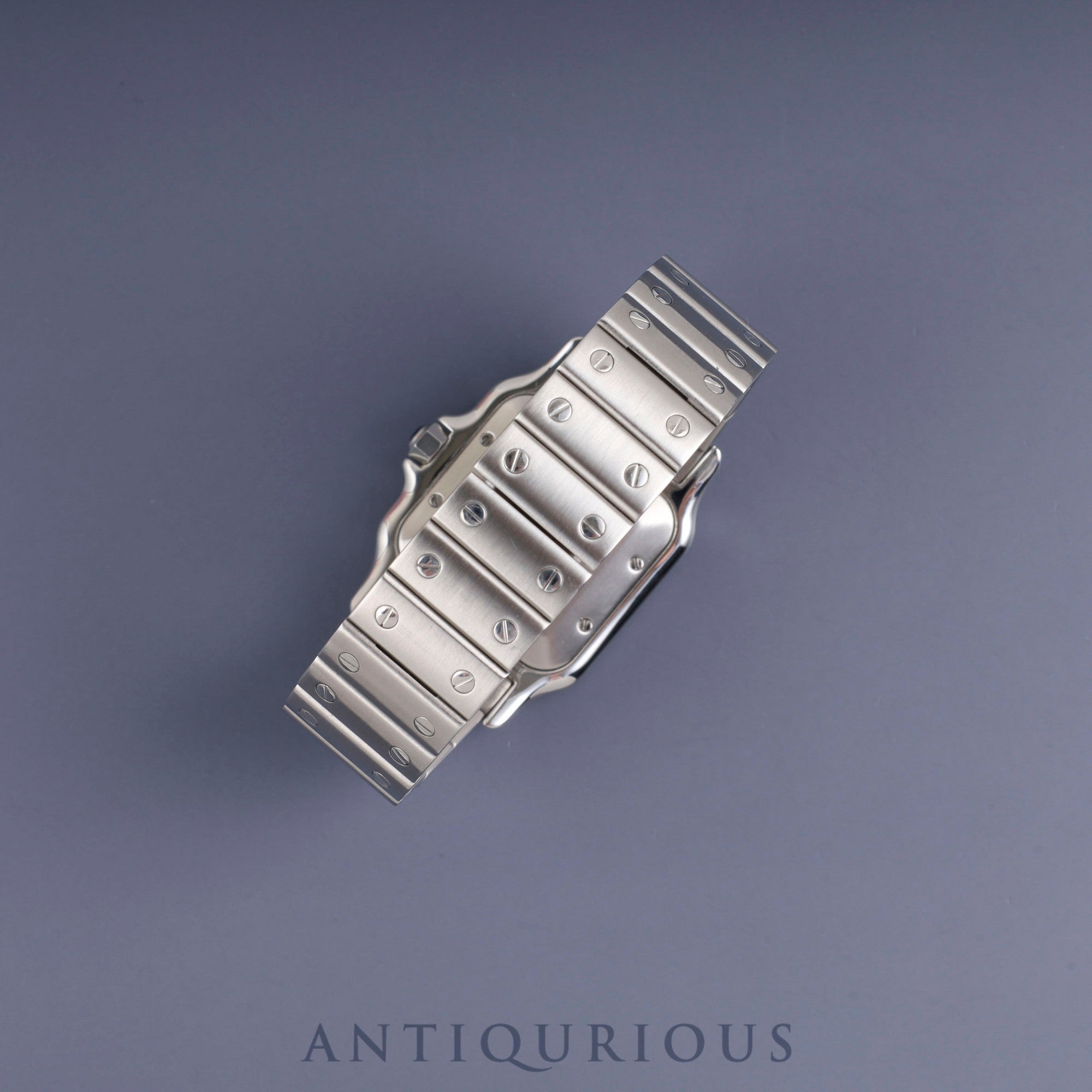 カルティエ サントス ガルベ LM W20055D6 / 2319 自動巻き SS SS シルバーギョーシェ文字盤 カルティエブティックにてコンプリートサービス(フルメンテナンス)済み