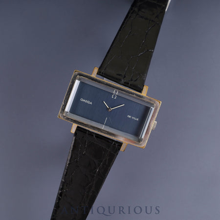 Omega De Ville 5110383 Manual winding Cal.620 SS Leather Genuine buckle (SS) Navy dial Overhauled