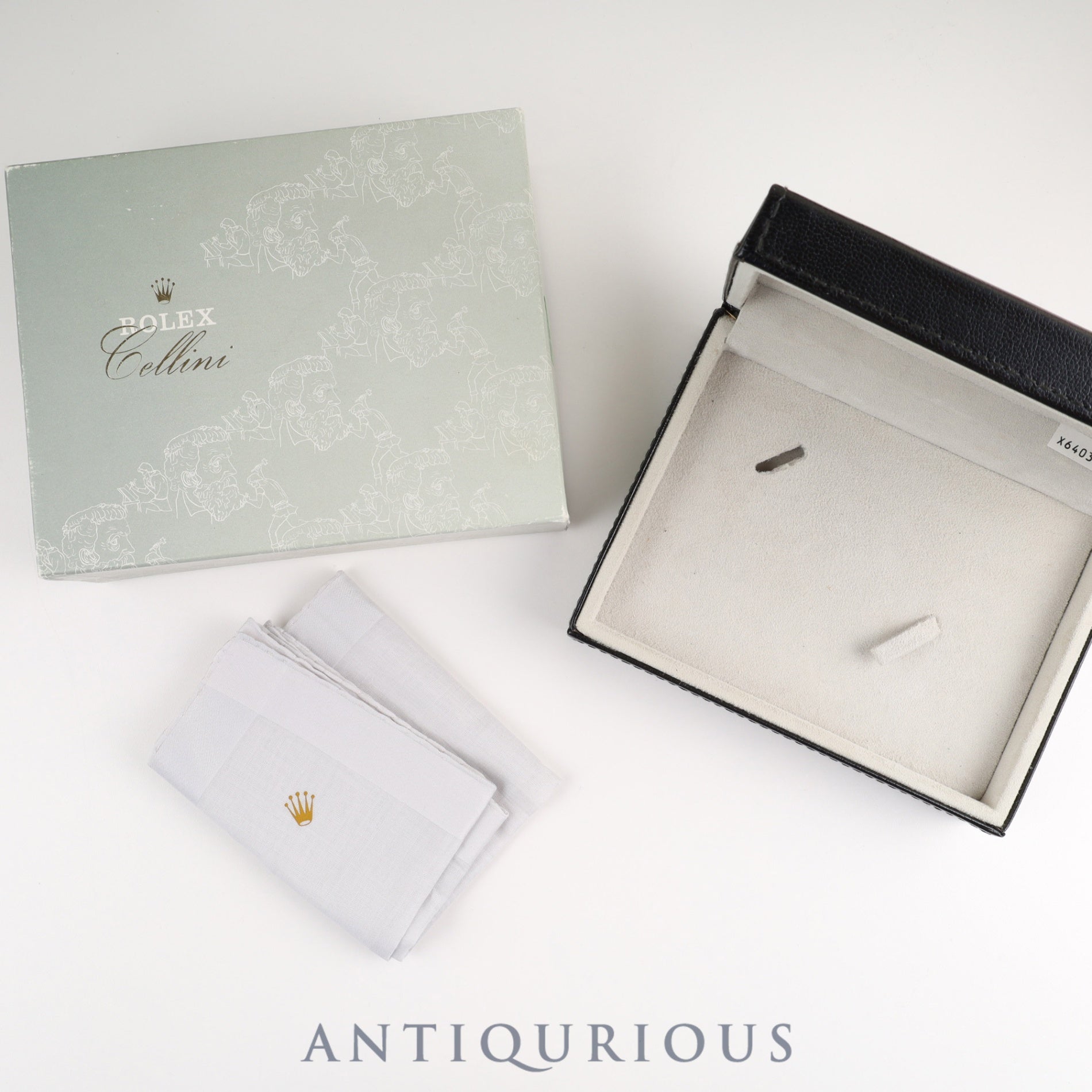 Rolex Cellini 4112 Manual Winding Caliber 1600 750 Leather Strap with Genuine Buckle (750) Silver Dial 42 Series (1974) Box Chief Overhauled