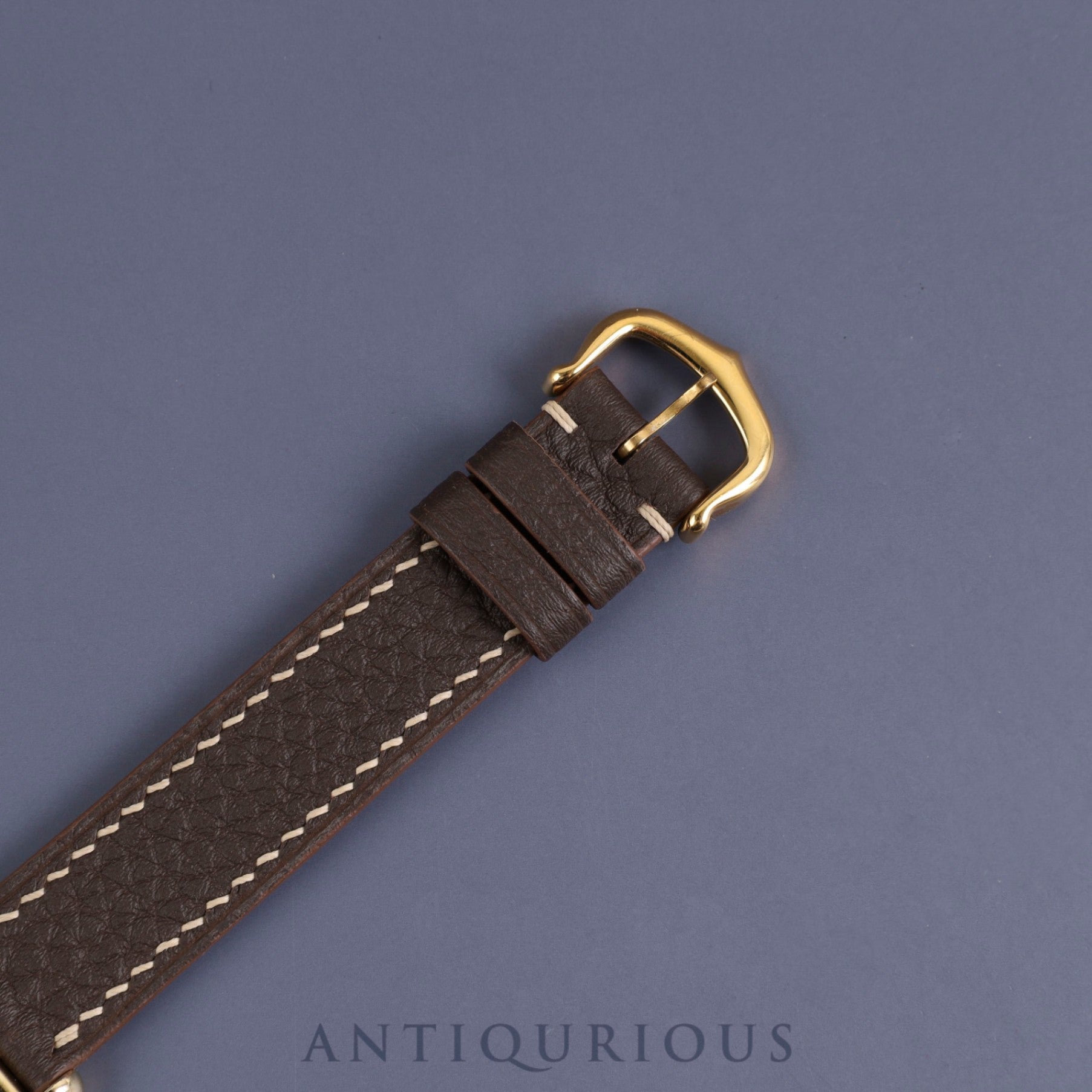 Cartier Must Tank SM Manual winding Cal.78-1 SV925 Leather Genuine buckle (GP) Ivory Roman dial Overhauled