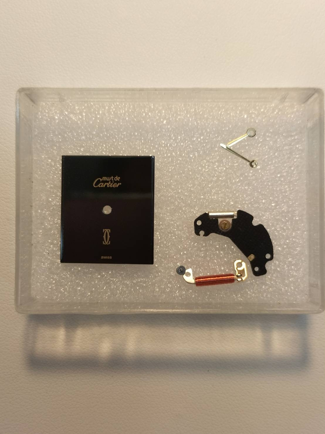 Cartier Must Tank LM 6 81006 Quartz Cal.81 SV925 Genuine leather strap Genuine buckle (GP) Black onyx dial Box Warranty card (no date written) Overhauled