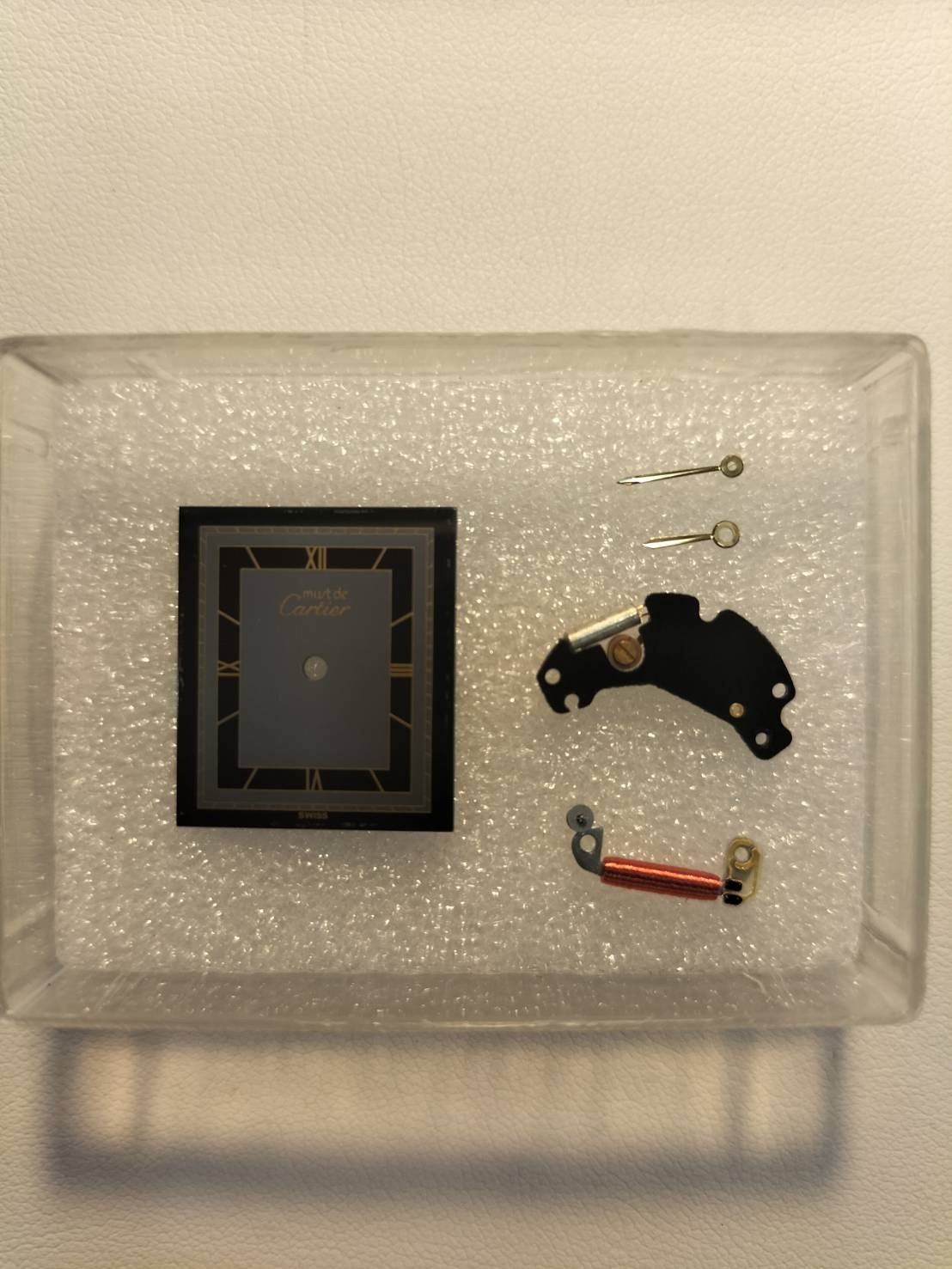 カルティエ マストタンク LM6 81006 クォーツ Cal.81 SV925 革 純正尾錠(GP) グレー飛びローマン文字盤 1982年頃~1995年頃 オーバーホール済み