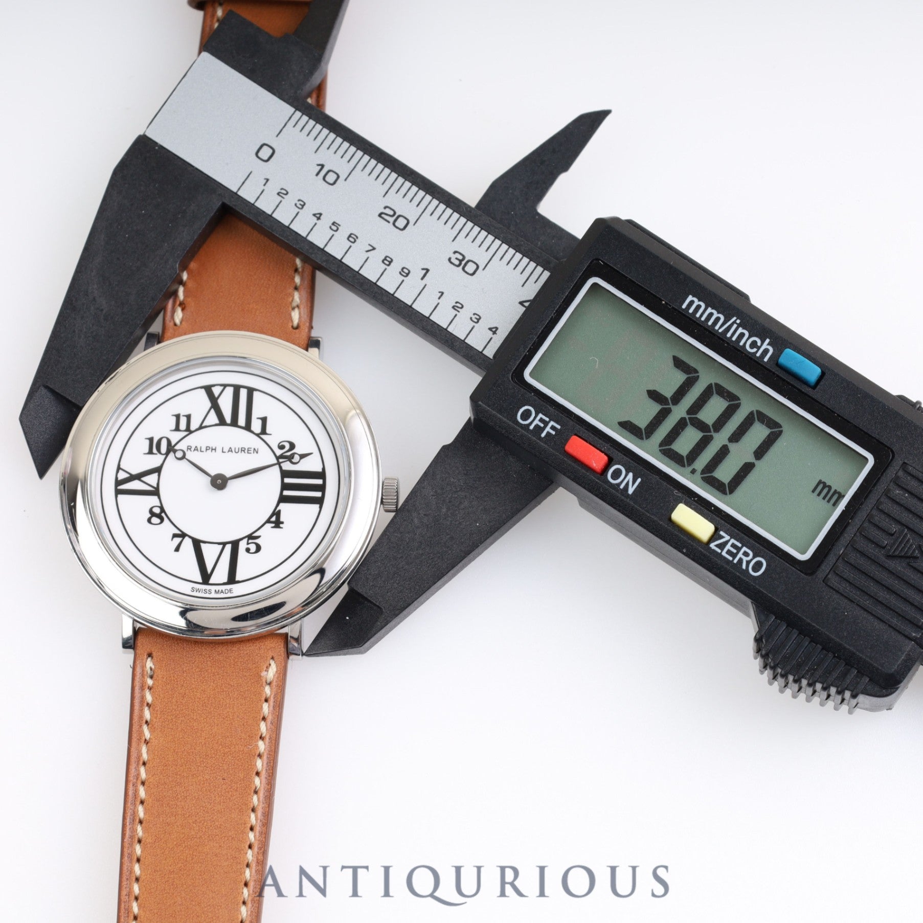 Ralph Lauren Round RLR0190700 Quartz SS White Dial Box Warranty (2017)