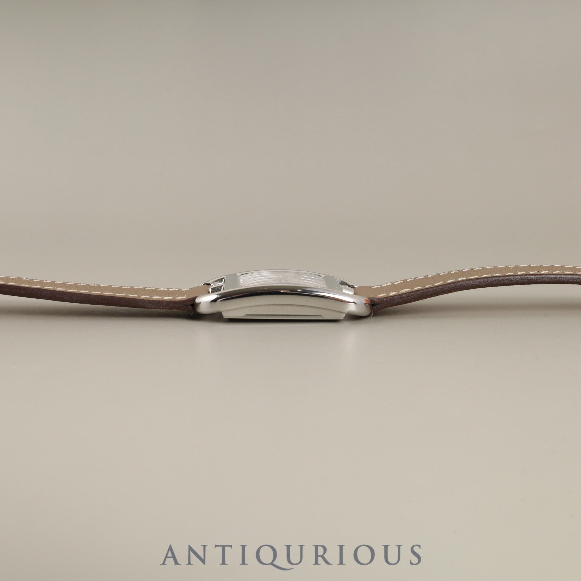 エルメス ケープコッド CC1.210a クォーツ Cal.976.001 SS 純正革ベルト 純正尾錠(SS) シルバー文字盤 冊子 箱 保証書(2019年)オーバーホール済み