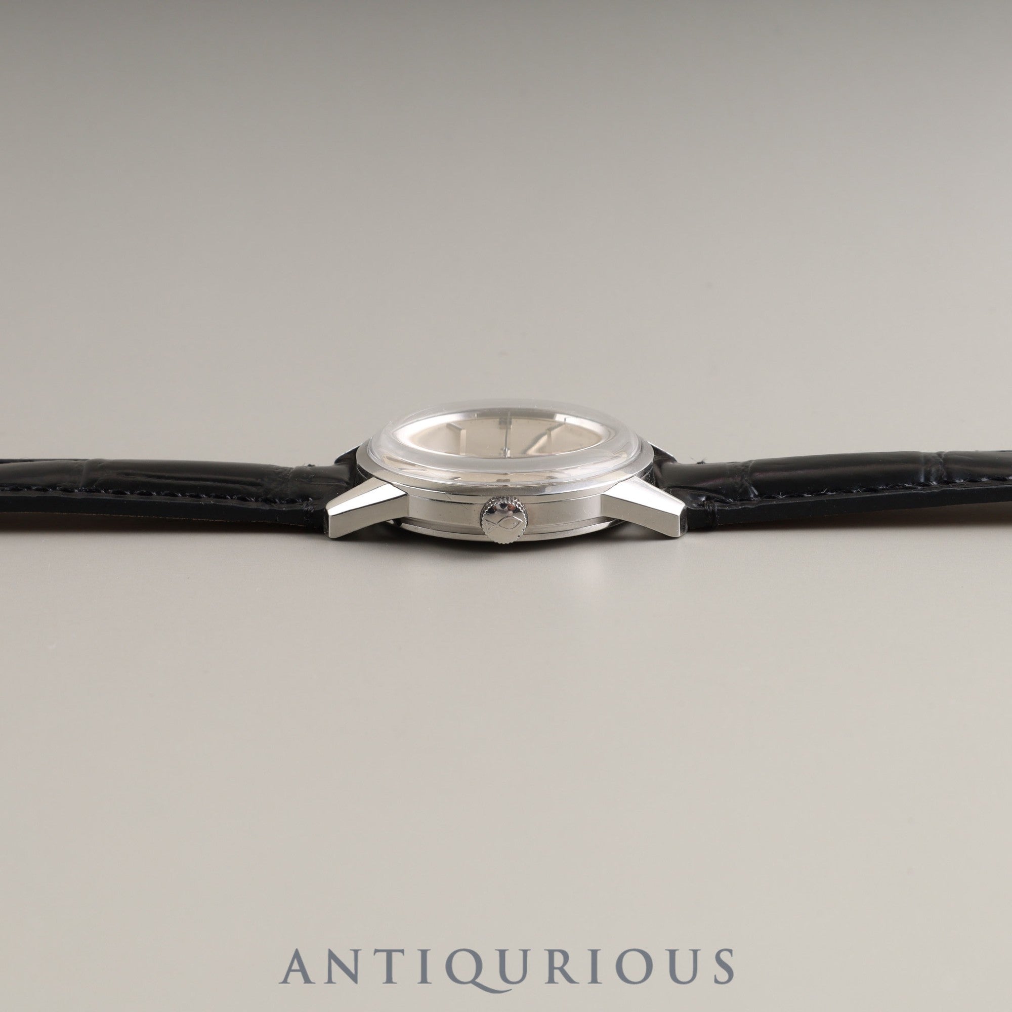 IWC Old Inter Automatic Cal.854 SS Leather Silver Dial Box Warranty (1972) IWC