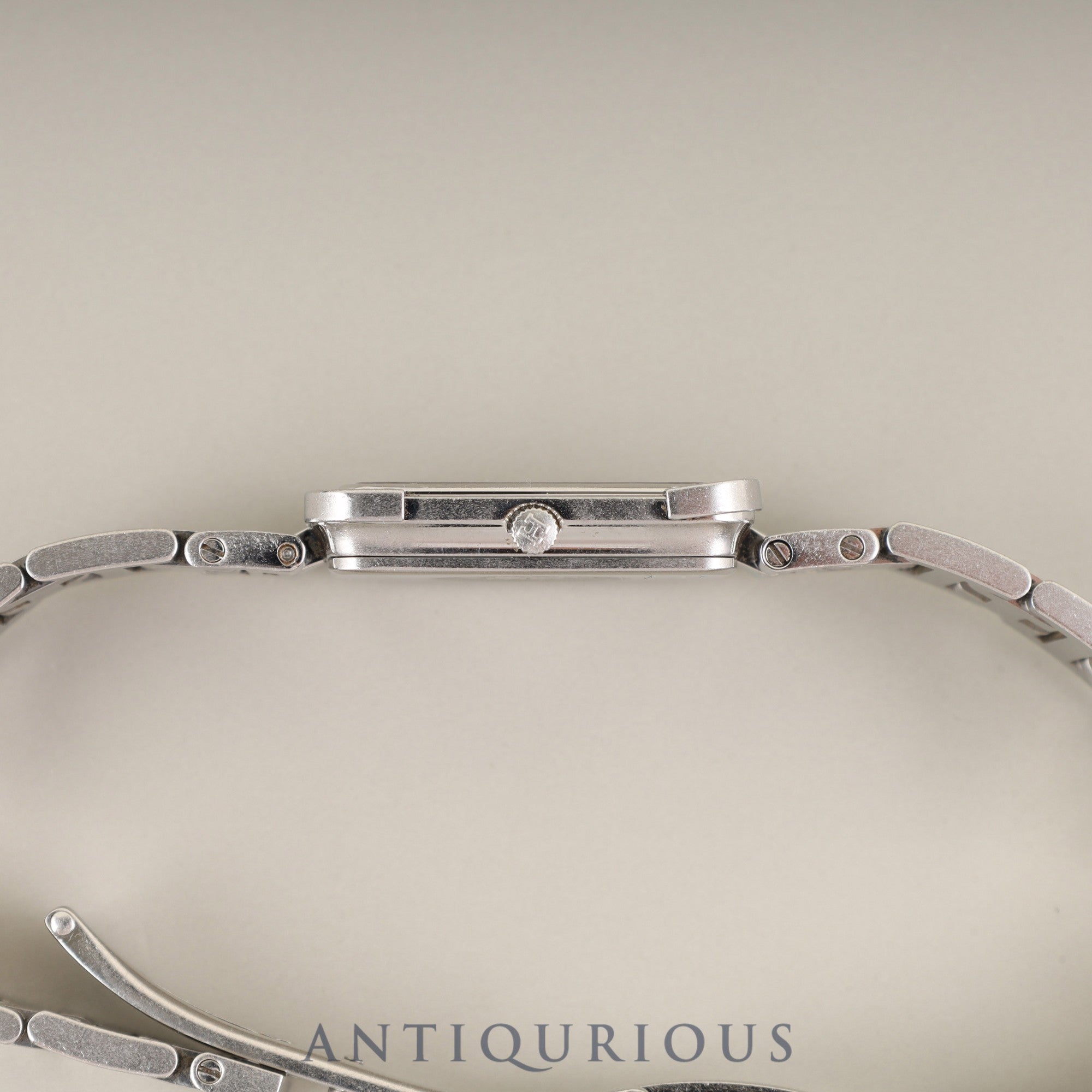 Hermès Cloajour CR2.210 Quartz Cal.976.001 Stainless Steel White Shell Dial Overhauled