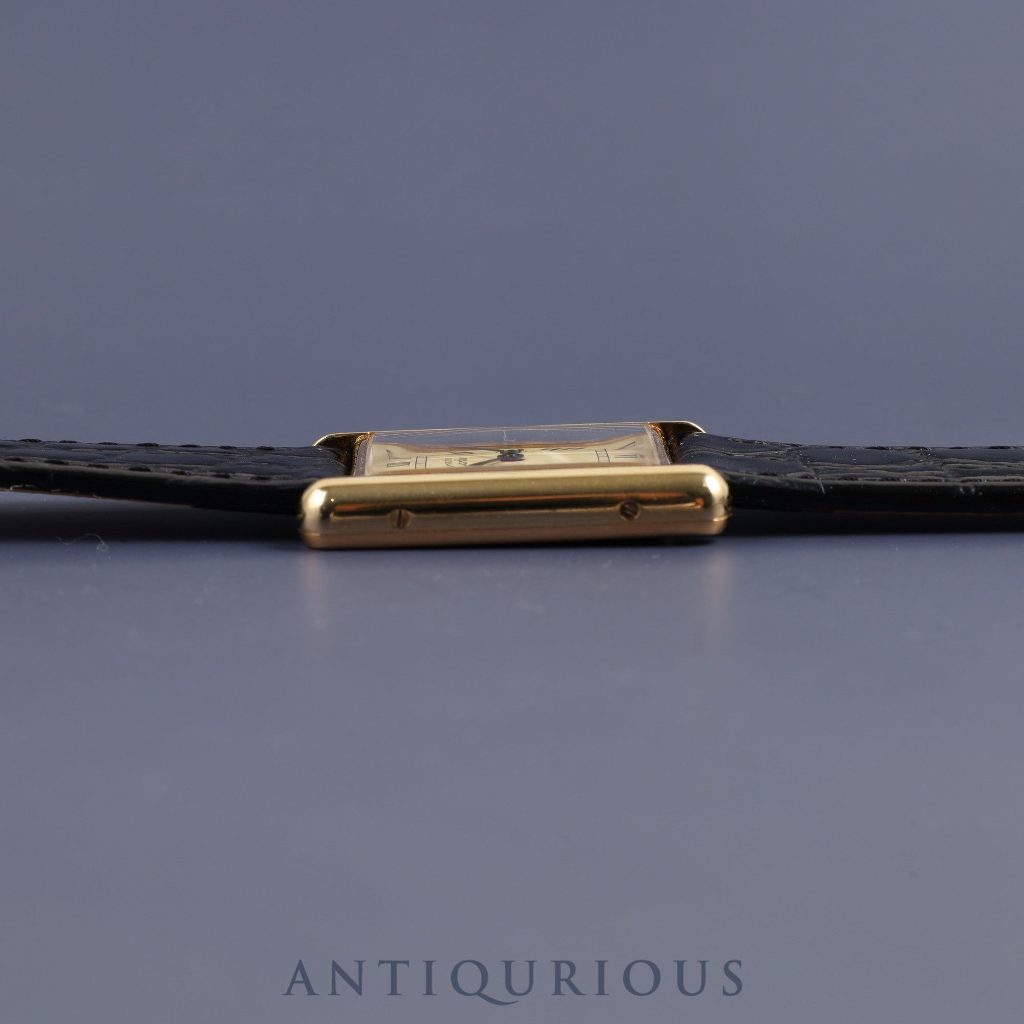 Cartier Must Tank LM 590005 Quartz Cal.069 SV925 Leather Ivory Dial Overhauled and Refurbishing