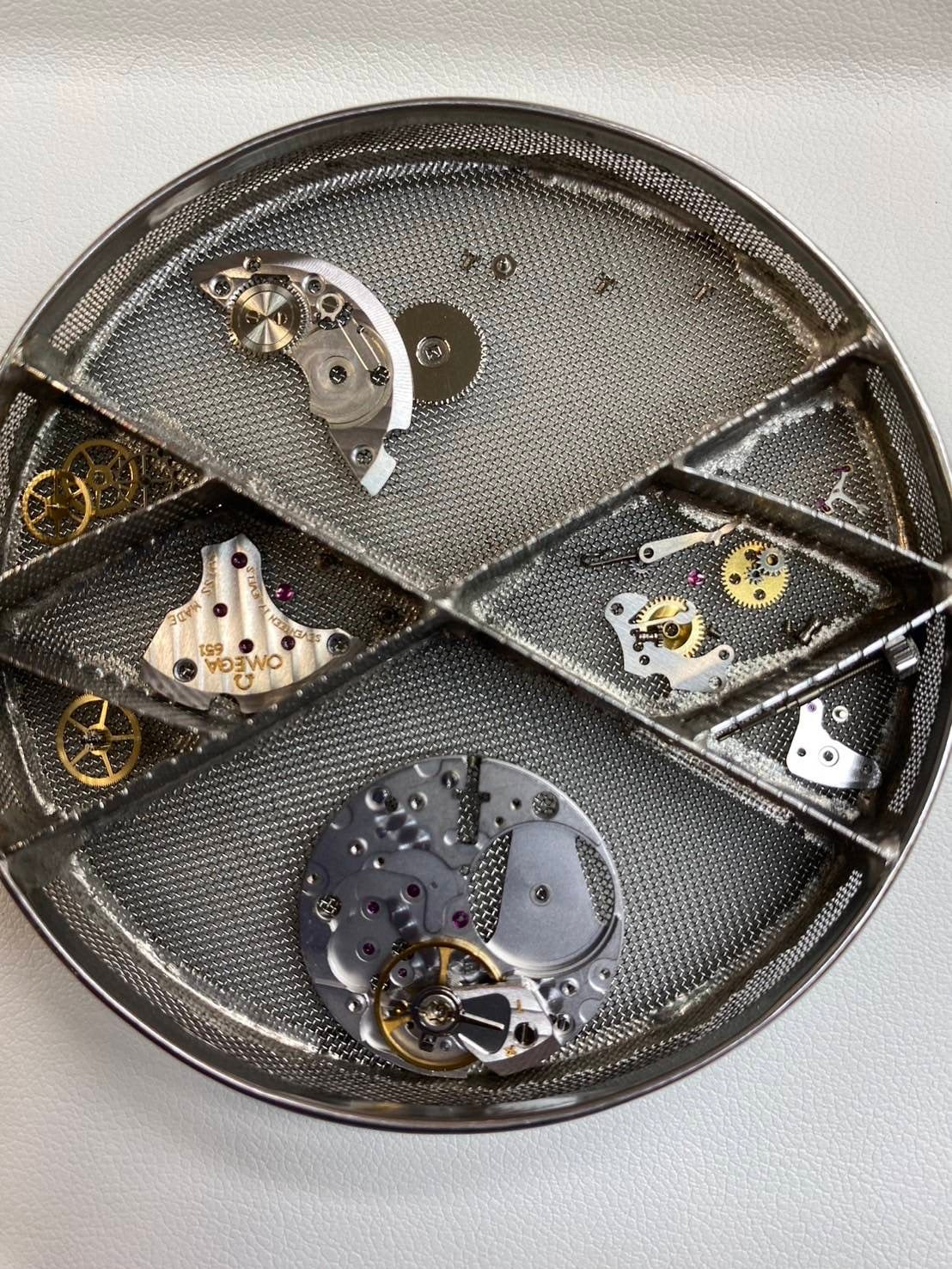 Omega De Ville Prestige 4820.51 Manual winding Cal.651 SS Leather Genuine buckle (SS) Black dial Overhauled