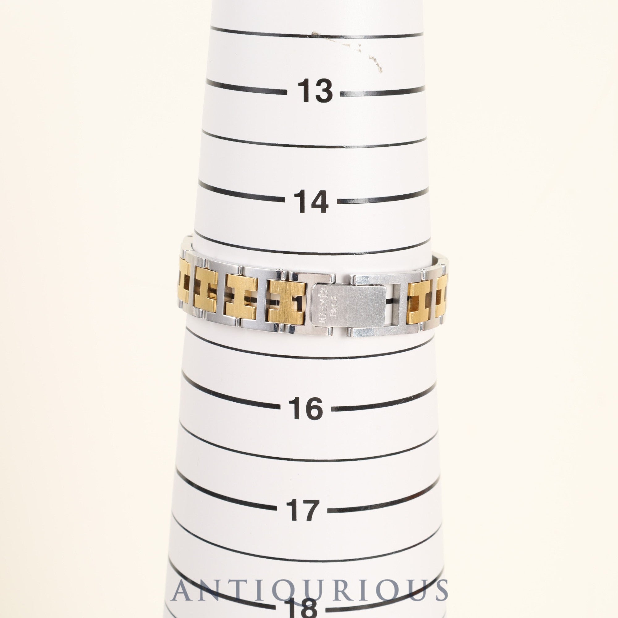 エルメス クリッパー クォーツ SS/GP ホワイト文字盤 24.0mm