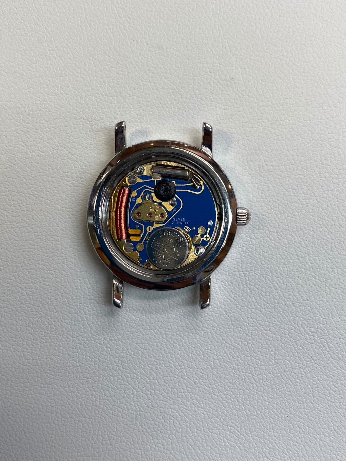 エルメス クリッパー CL4.210 クォーツ SS SS ピンク文字盤 23.8mm オーバーホール済み