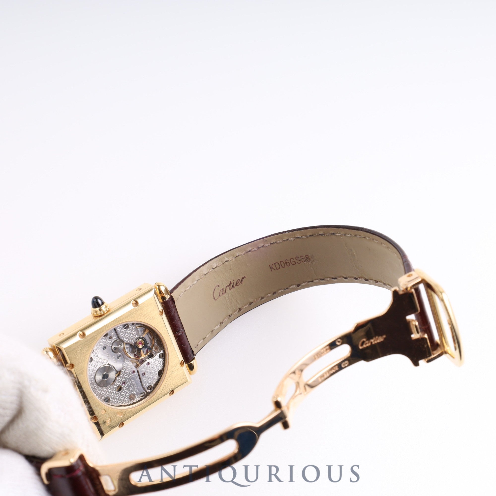 Cartier Tank Obu LM W1527551 2380 Box Warranty Card