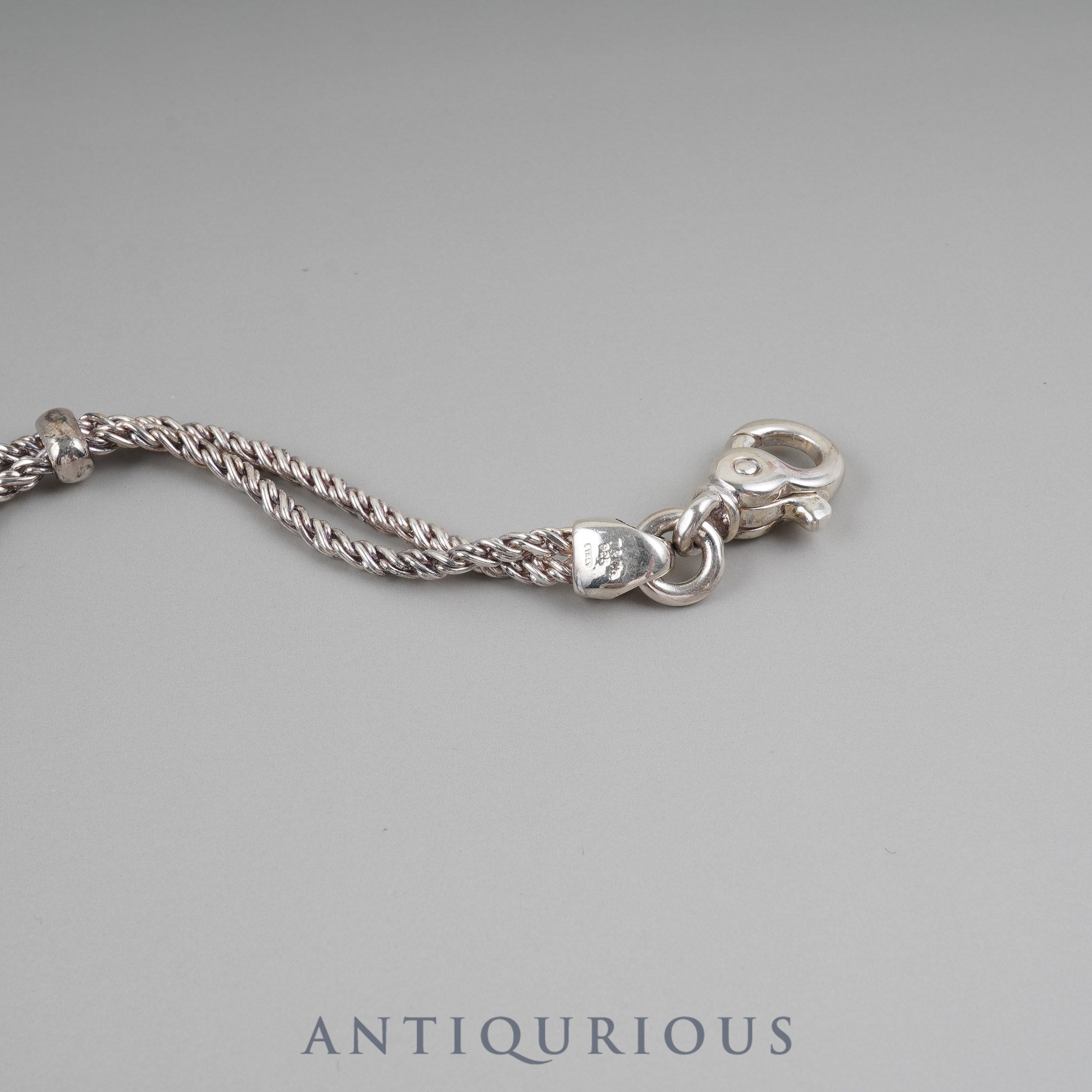 ティファニー ブレスレット ダブルロープ ハートモチーフ スターリングシルバー