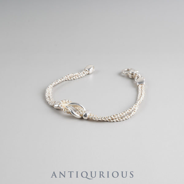 ティファニー ブレスレット センターノットダブルロープ SV925