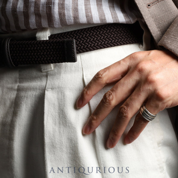 ティファニー リング グルーブド ダブルライン スターリングシルバー 約9.5号 1995刻