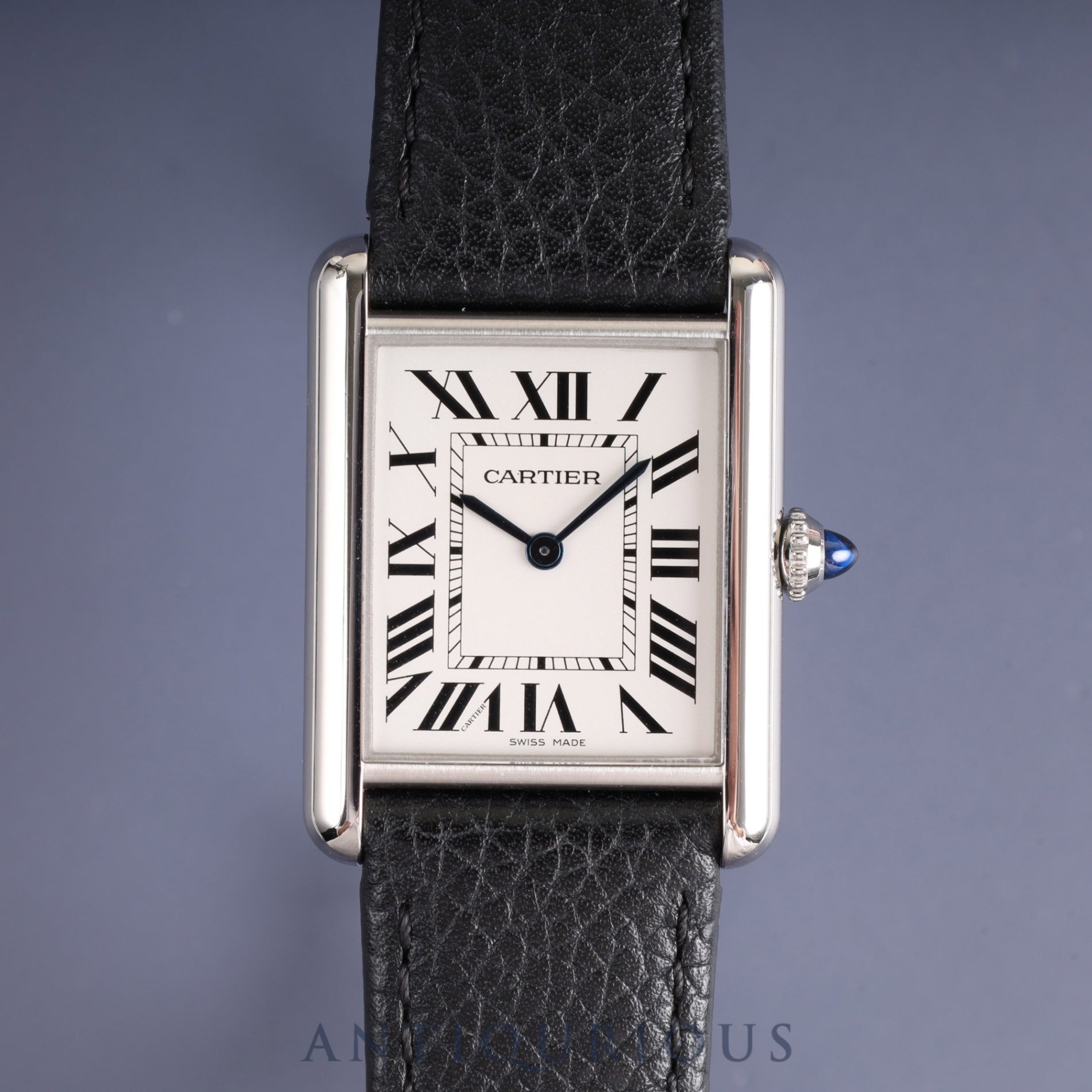 Cartier Tank Must LM WSTA0041 / 4323 Quartz Cal.157 SS Genuine leather strap Genuine buckle (SS) Silver Roman dial Box Booklet Warranty (2021) Overhauled