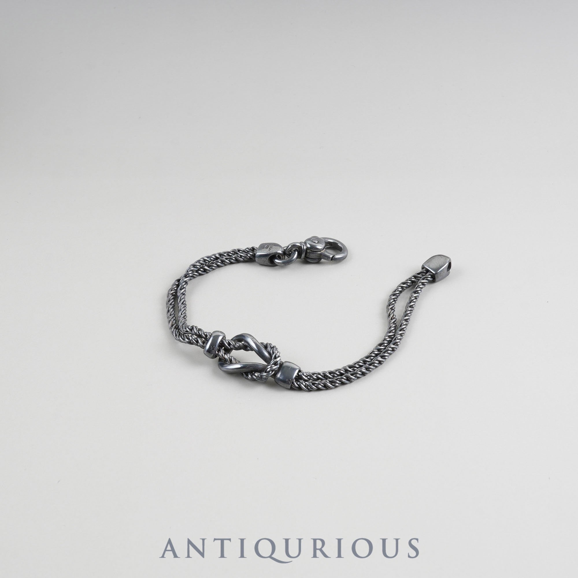 ティファニー ブレスレット センターノットダブルロープ スターリングシルバー