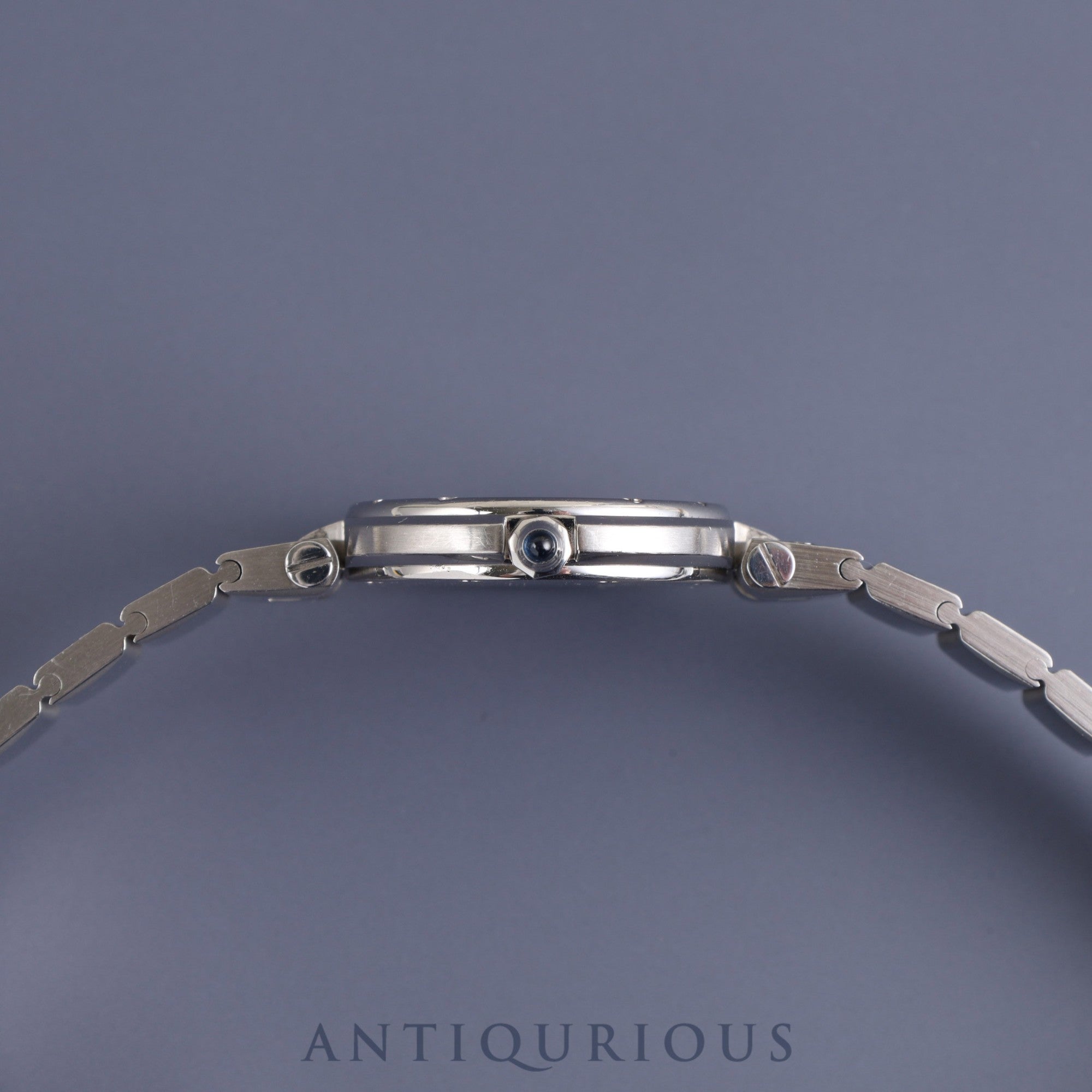 Cartier Santos Vendome SM 8192 Quartz Cal.81 SS SS Ghost (Gray) Dial Overhauled