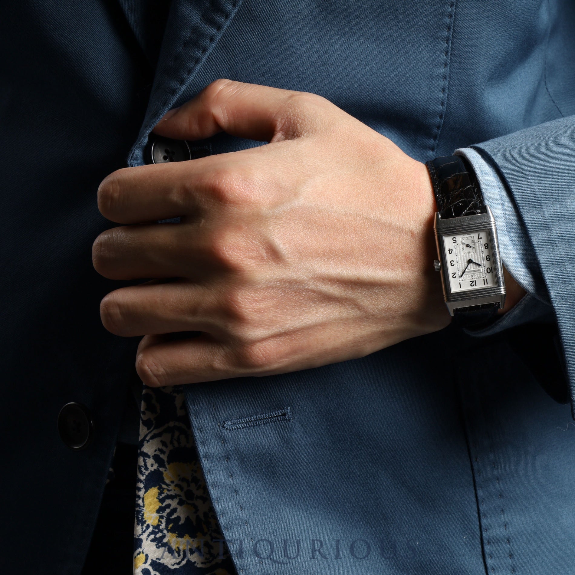 Jaeger-LeCoultre Reverso Classic 252.8.71 Manual winding Cal.861 SS Leather Genuine buckle (SS) Silver dial Box Warranty (2005) Booklet Overhauled